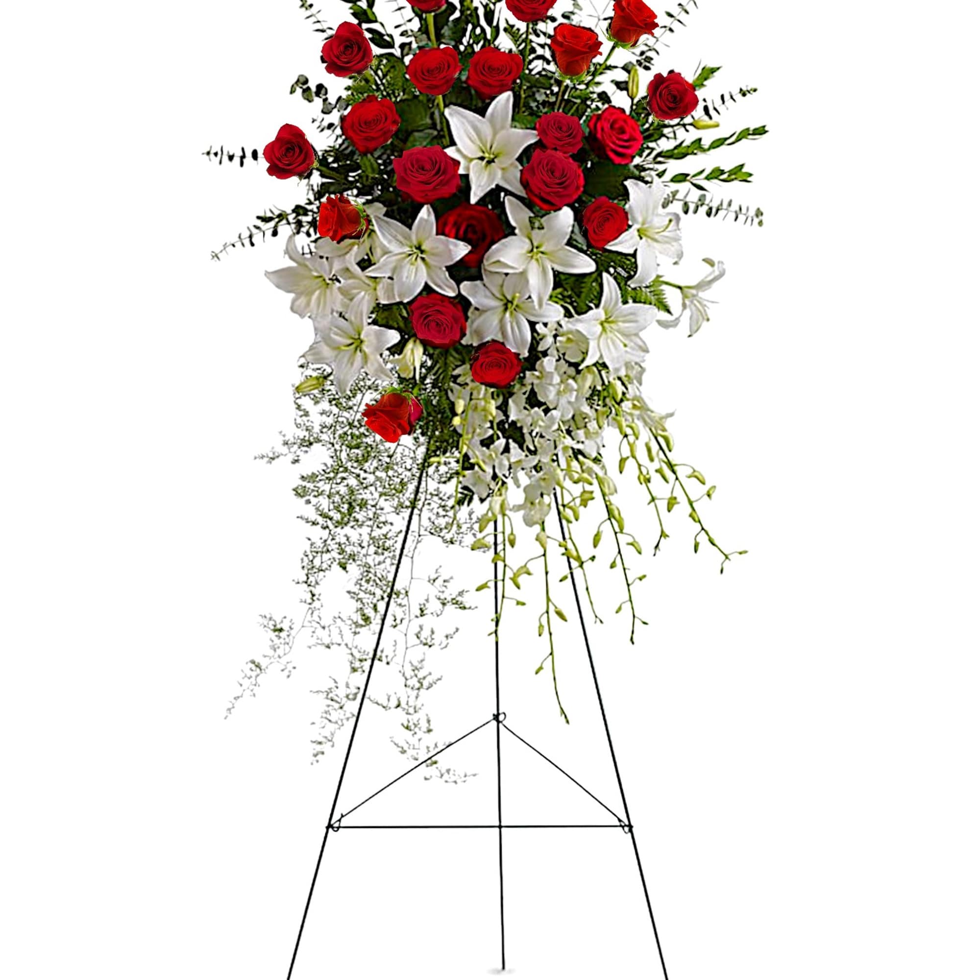 Make a statement of enduring love and tribute with this dramatic lily