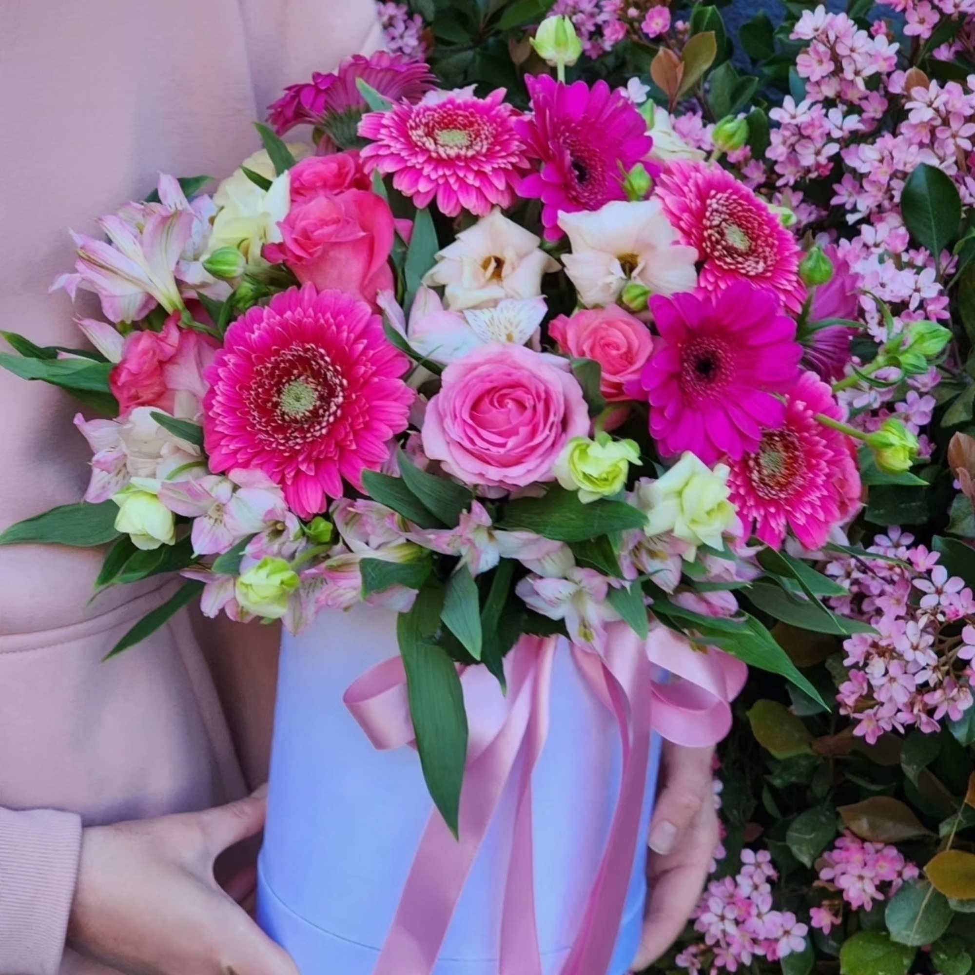 As a heartfelt gift for those who adore rich hues. Featuring Gerbera