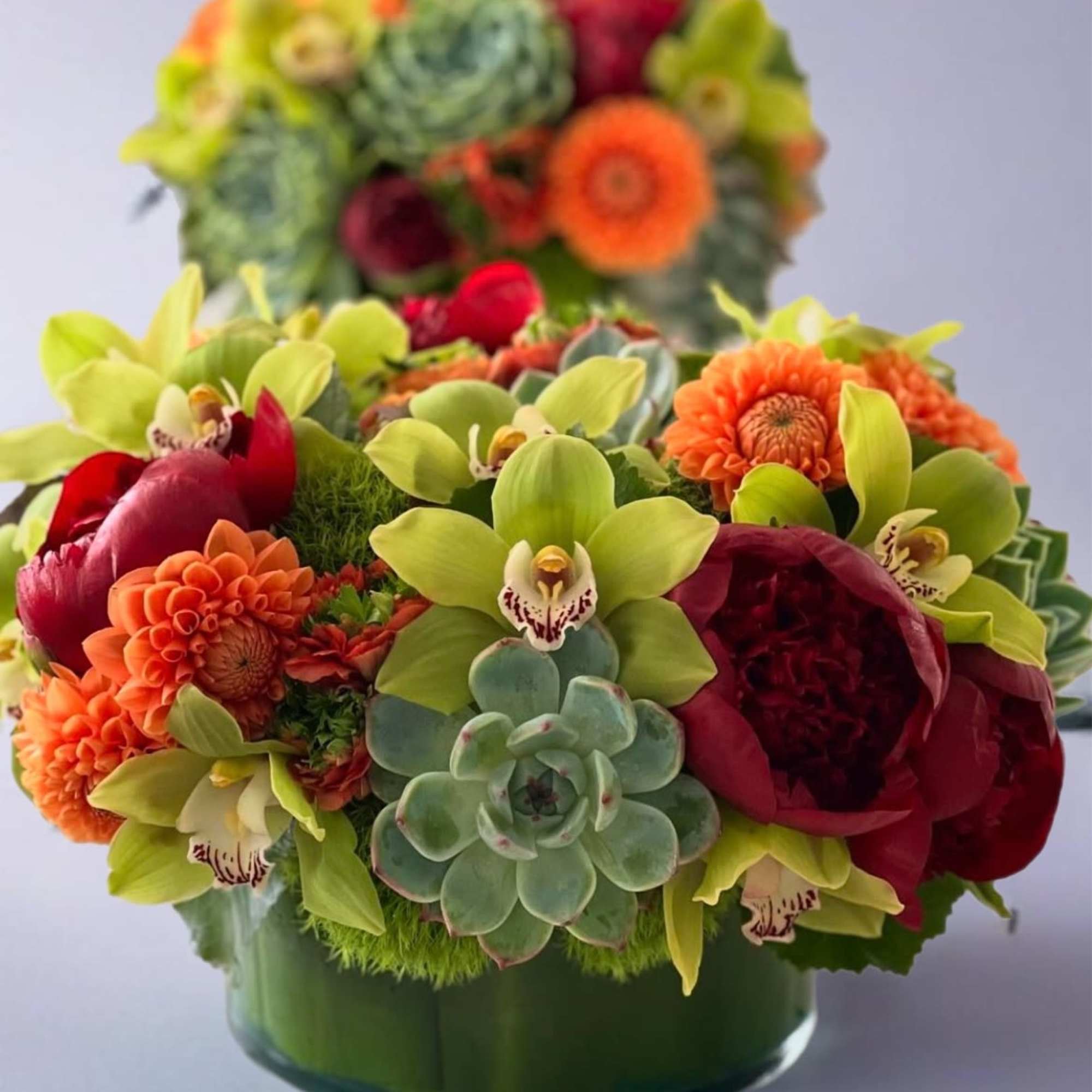 Beautiful arrangements for any event, including opening night receptions, galas, and corporate