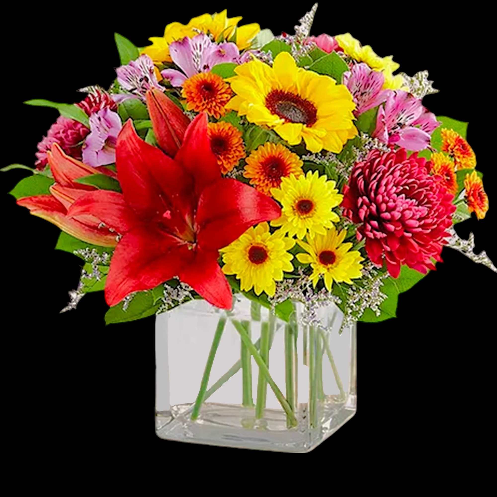 Embrace autumn&rsquo;s allure with our harvest-inspired arrangement. A loose gathering of blooms