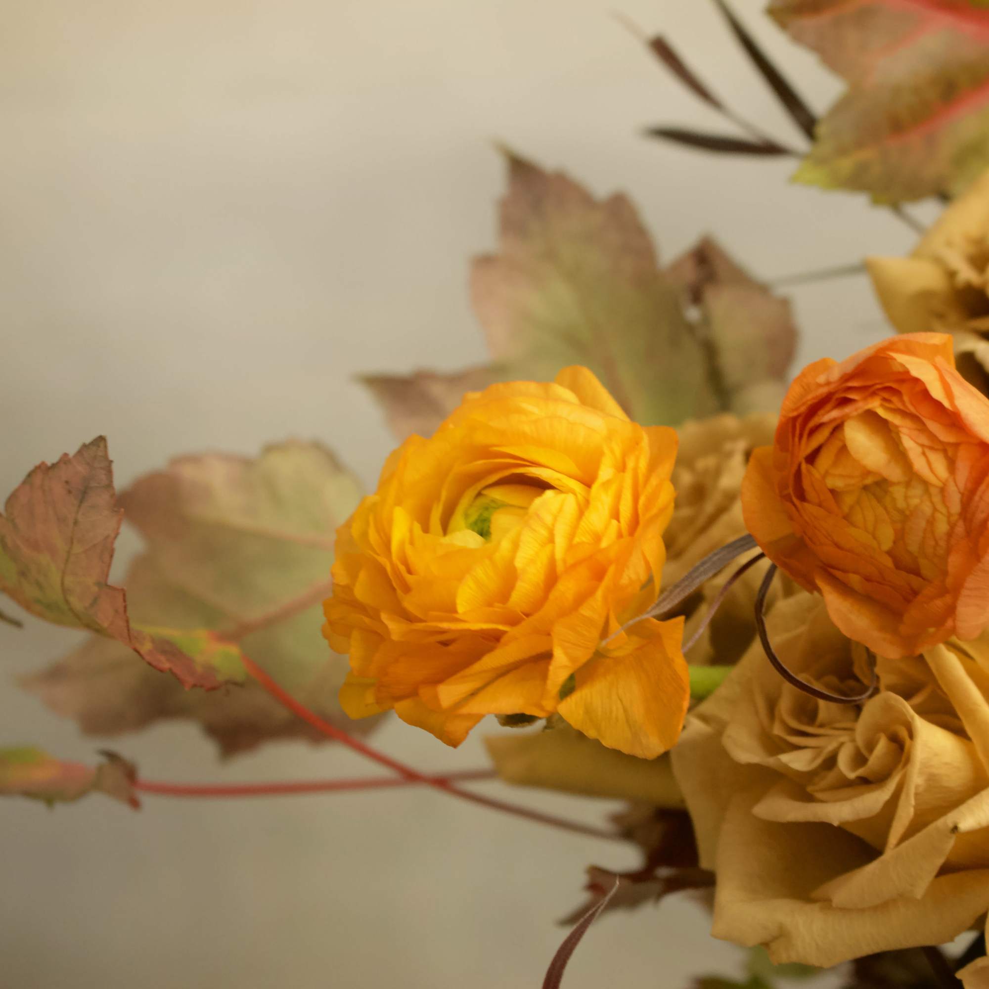 This fun fall arrangement really lights up in any room. This is
