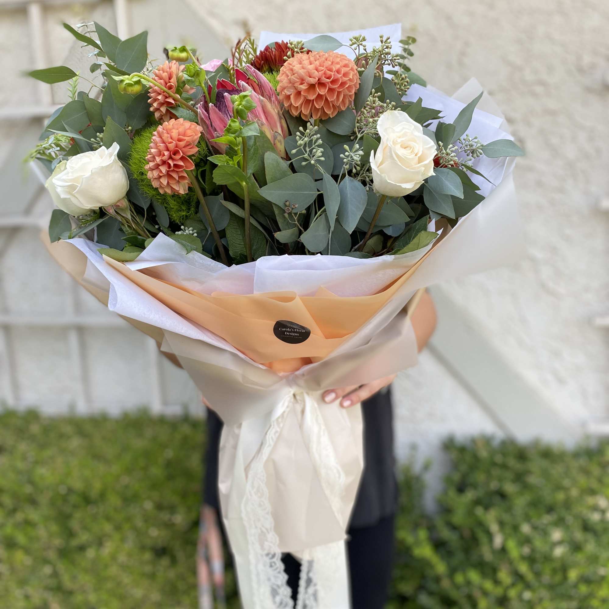 A beautiful combination of fall colored flowers and a dense greenery forest. A beautiful combination of fall colored flowers and a dense greenery forest.