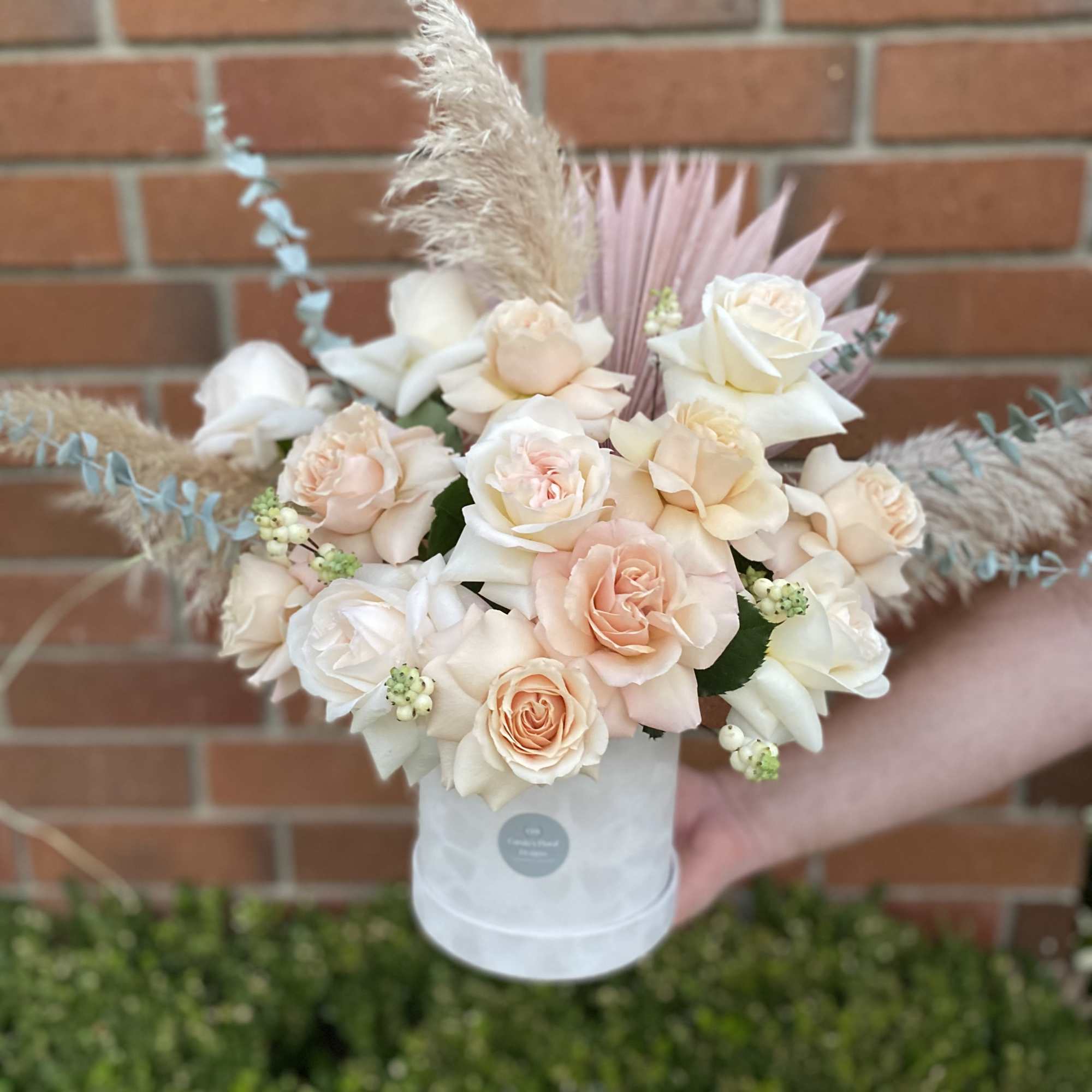 A beautiful design that has soft blush and sandy colors to brighten A beautiful design that has soft blush and sandy colors to brighten