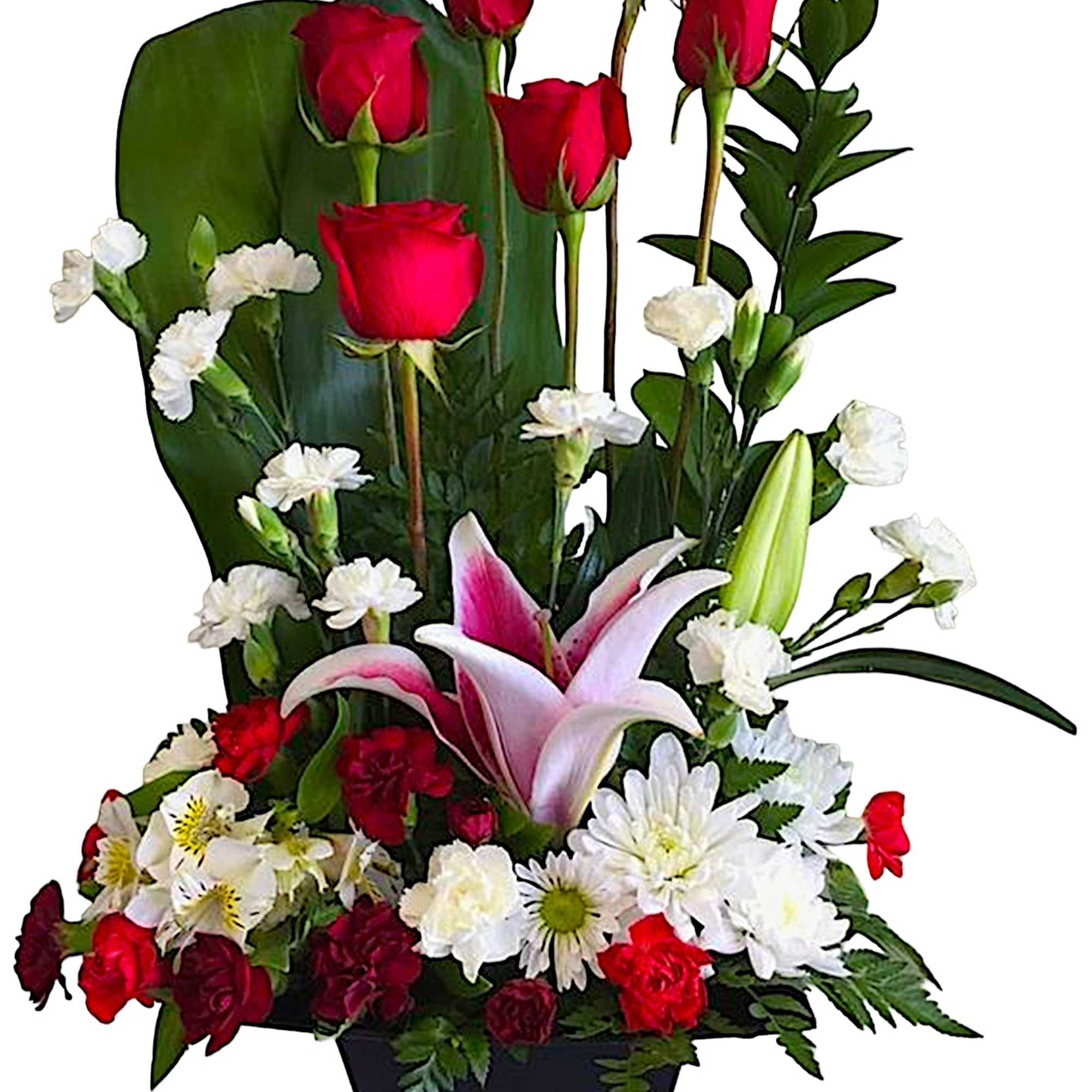 Forever has never looked more fabulous than this charming white and red