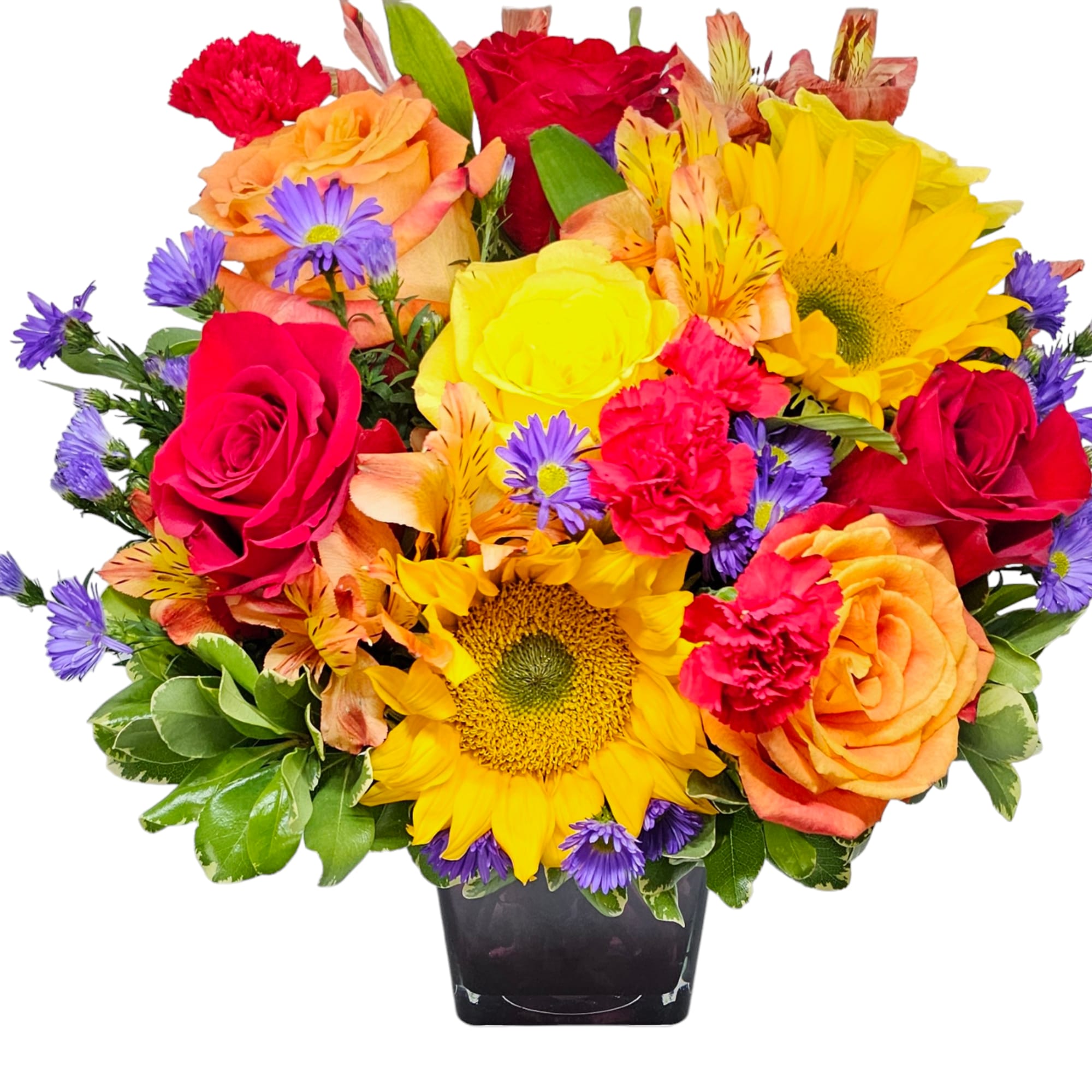 Sunburst is a vibrant flower bouquet that captures the essence of sunshine