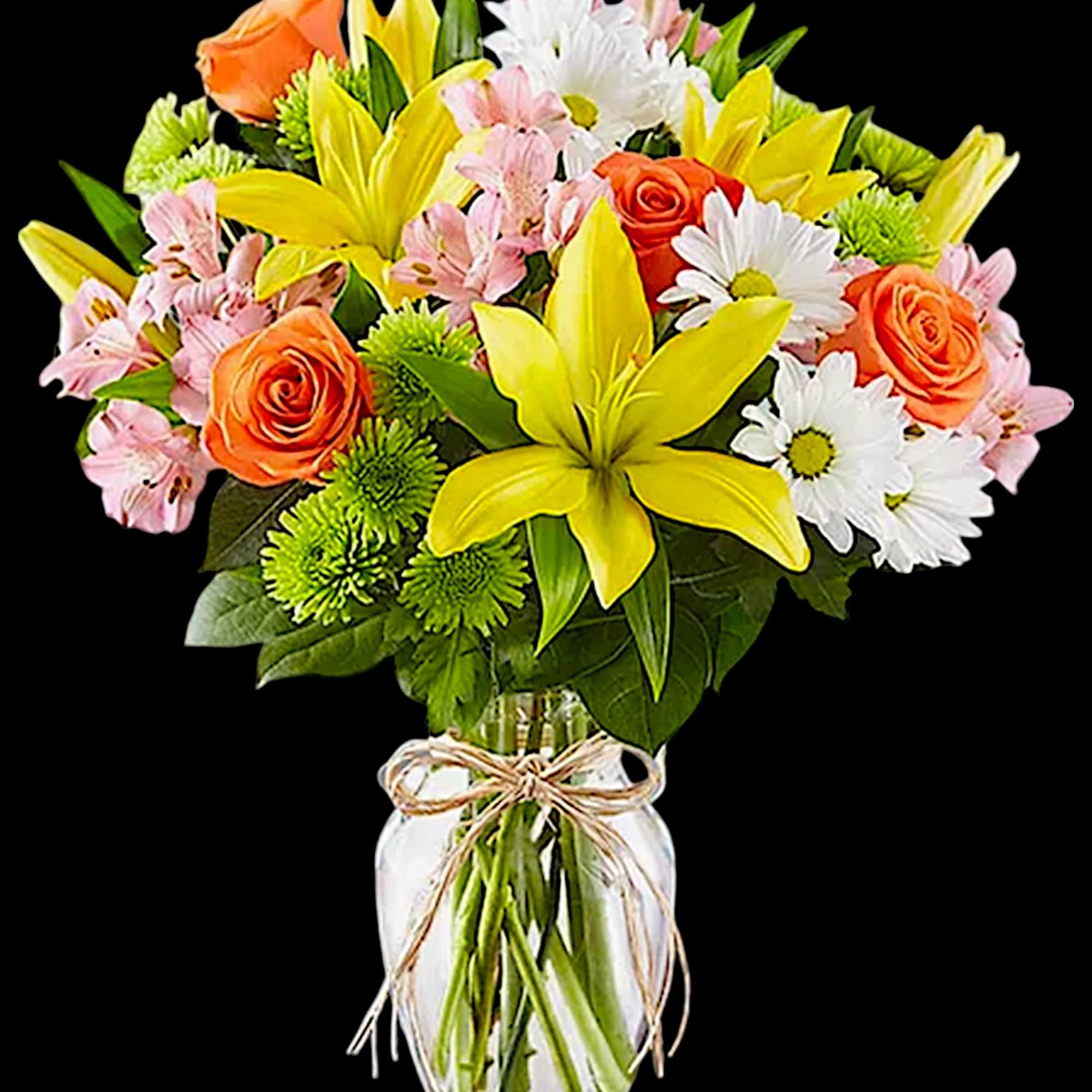 The rustic beauty of hand tied bouquets fresh from a European flower