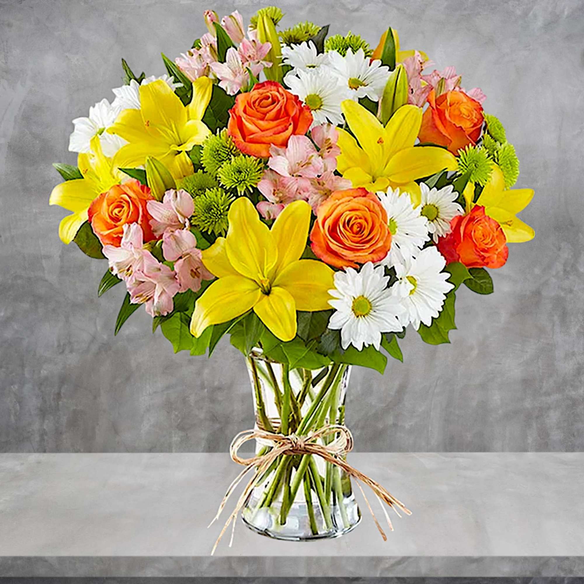 The rustic beauty of hand tied bouquets fresh from a European flower