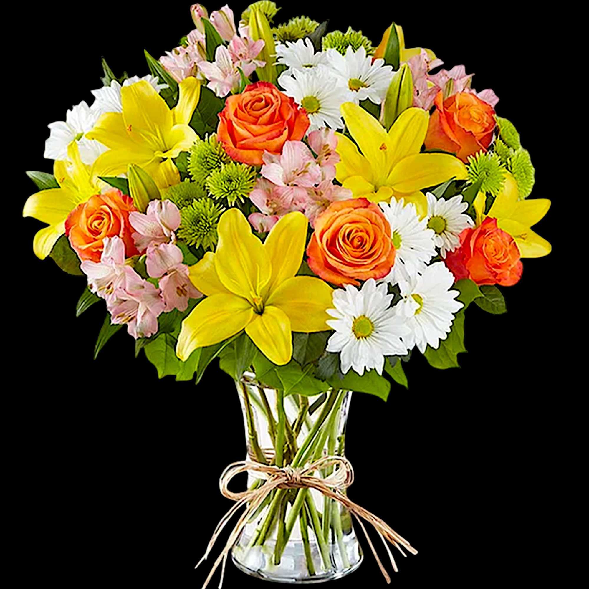 The rustic beauty of hand tied bouquets fresh from a European flower