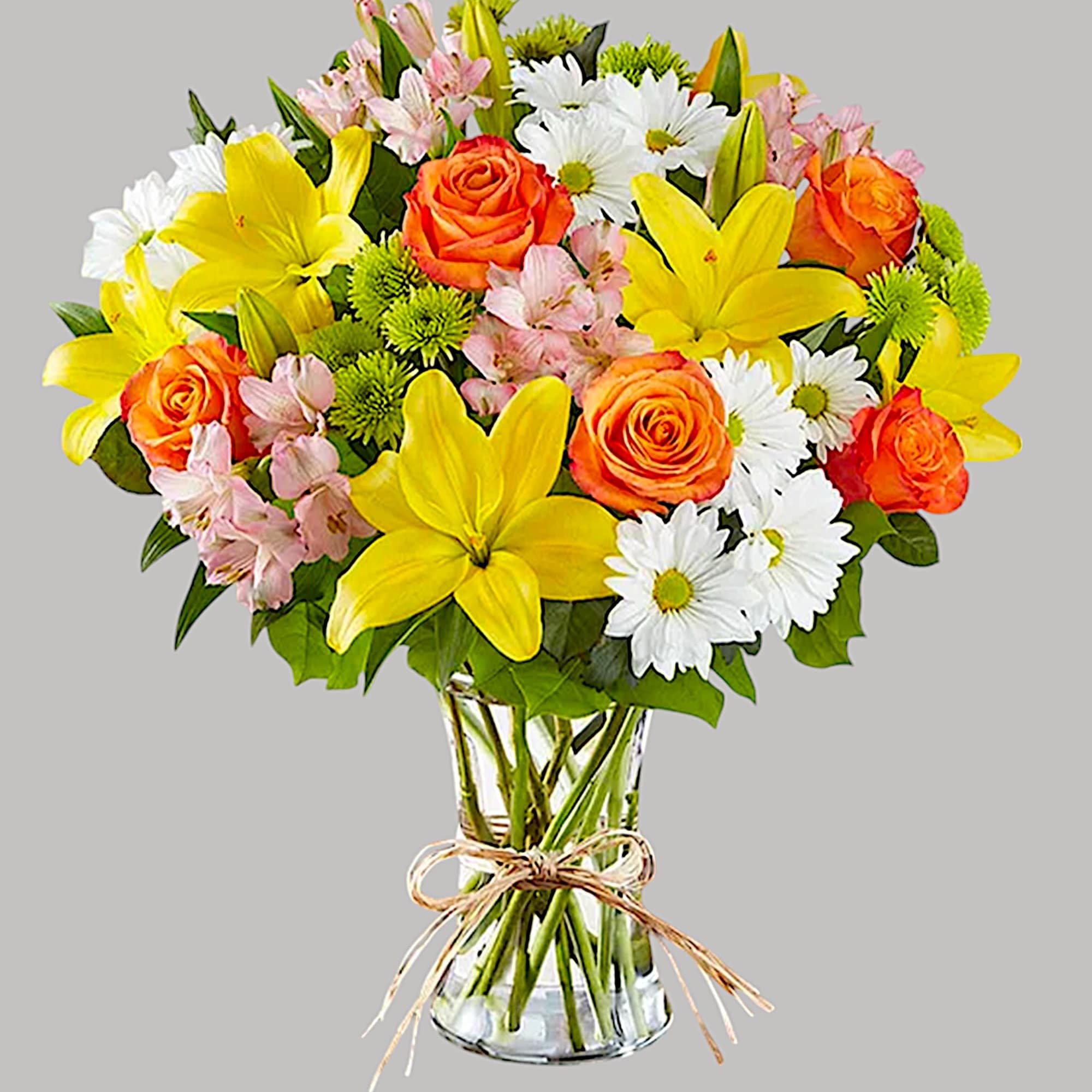 The rustic beauty of hand tied bouquets fresh from a European flower