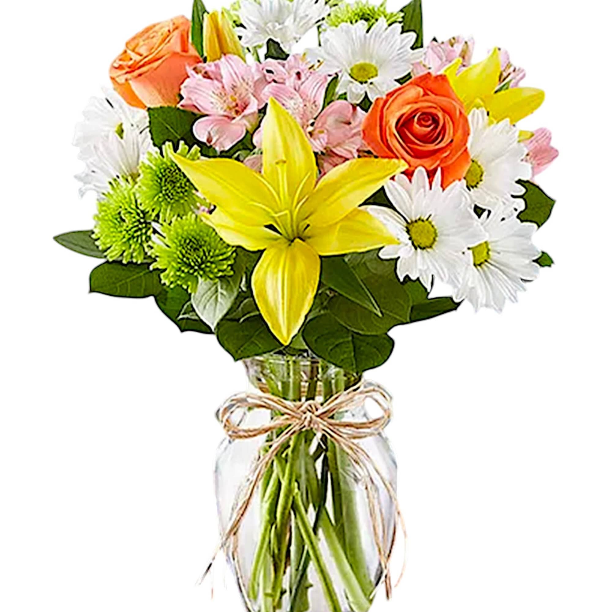 The rustic beauty of hand tied bouquets fresh from a European flower