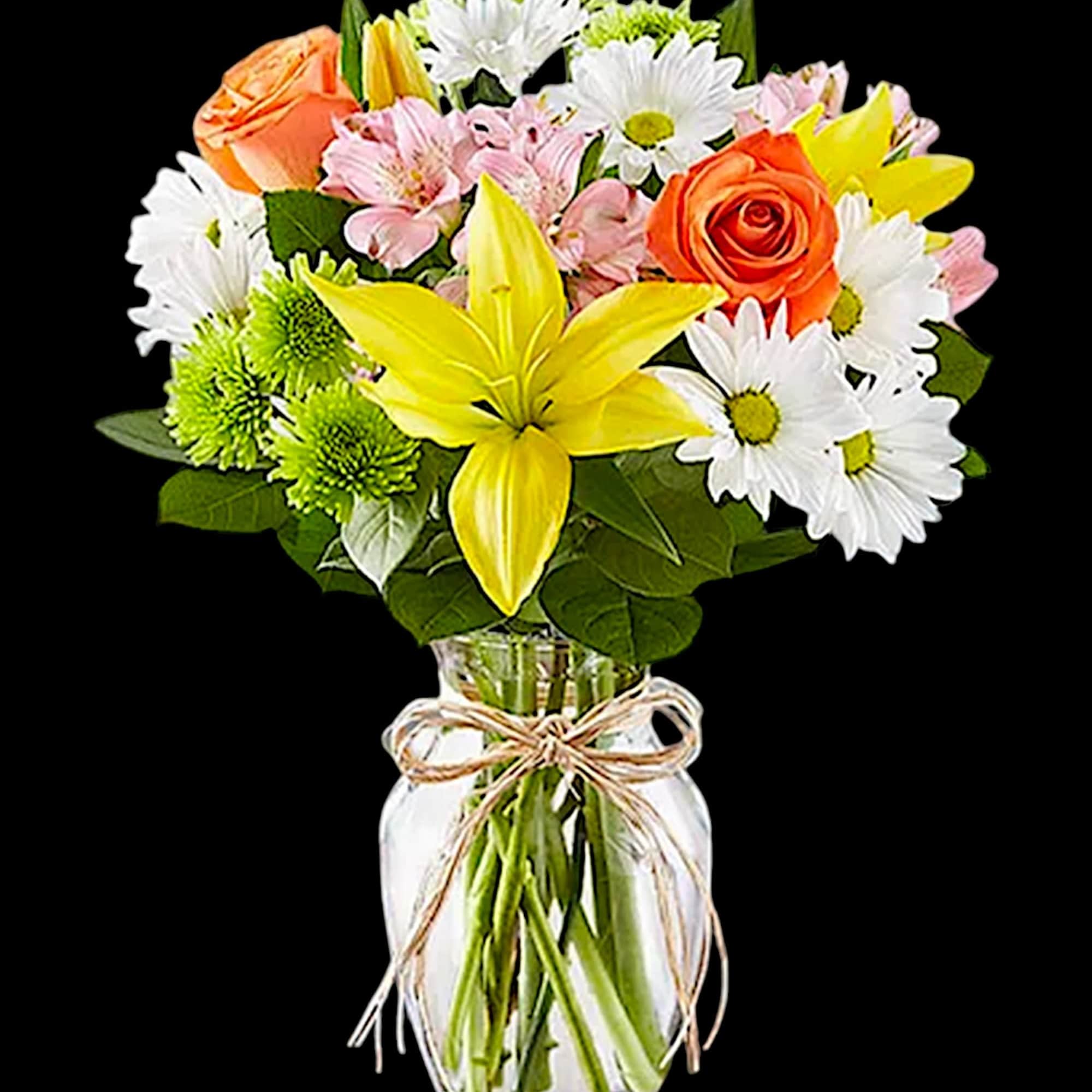 The rustic beauty of hand tied bouquets fresh from a European flower