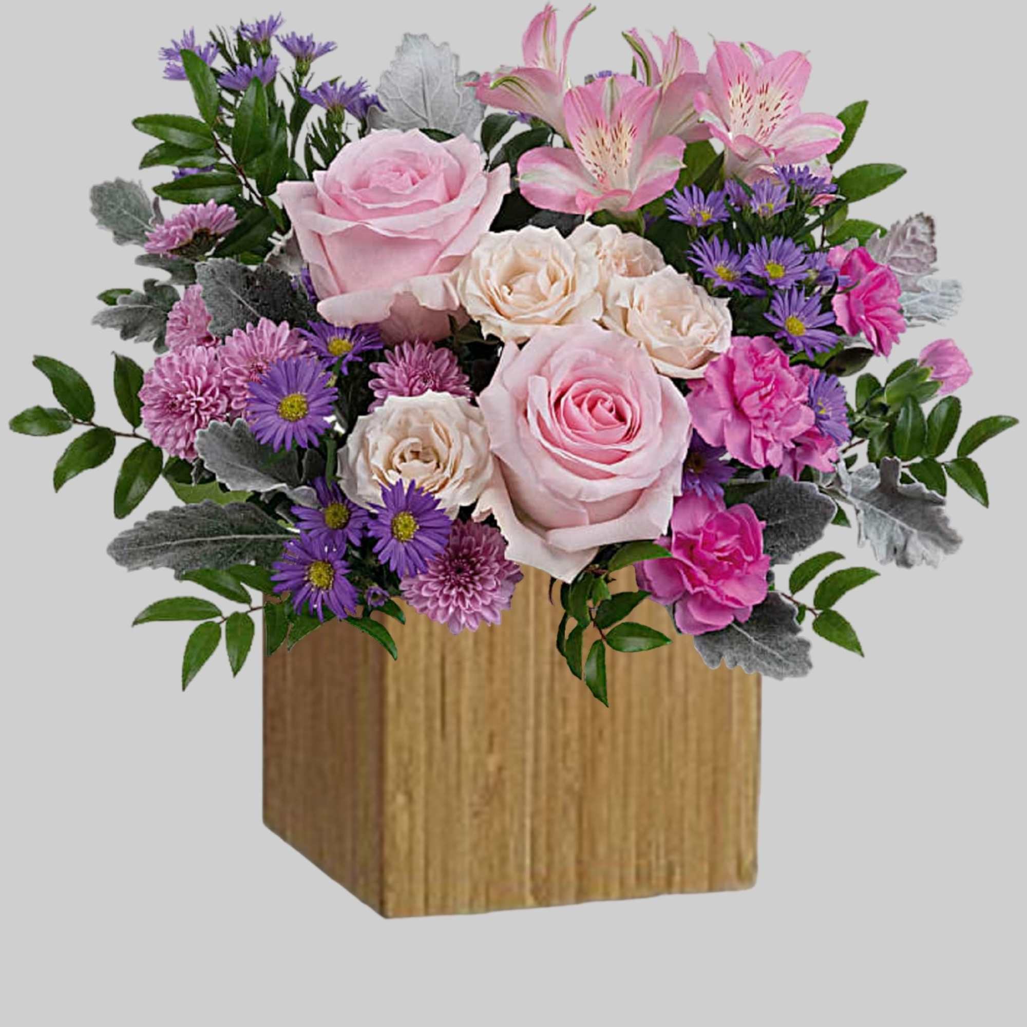 Rosy, radiant, and perfectly posh! Teleflora&#039;s Rosy Pink Bouquet with a fabulously