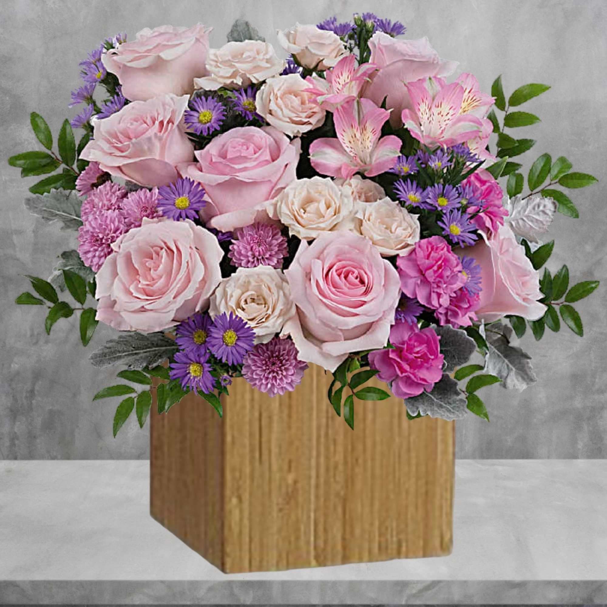 Rosy, radiant, and perfectly posh! Teleflora&#039;s Rosy Pink Bouquet with a fabulously
