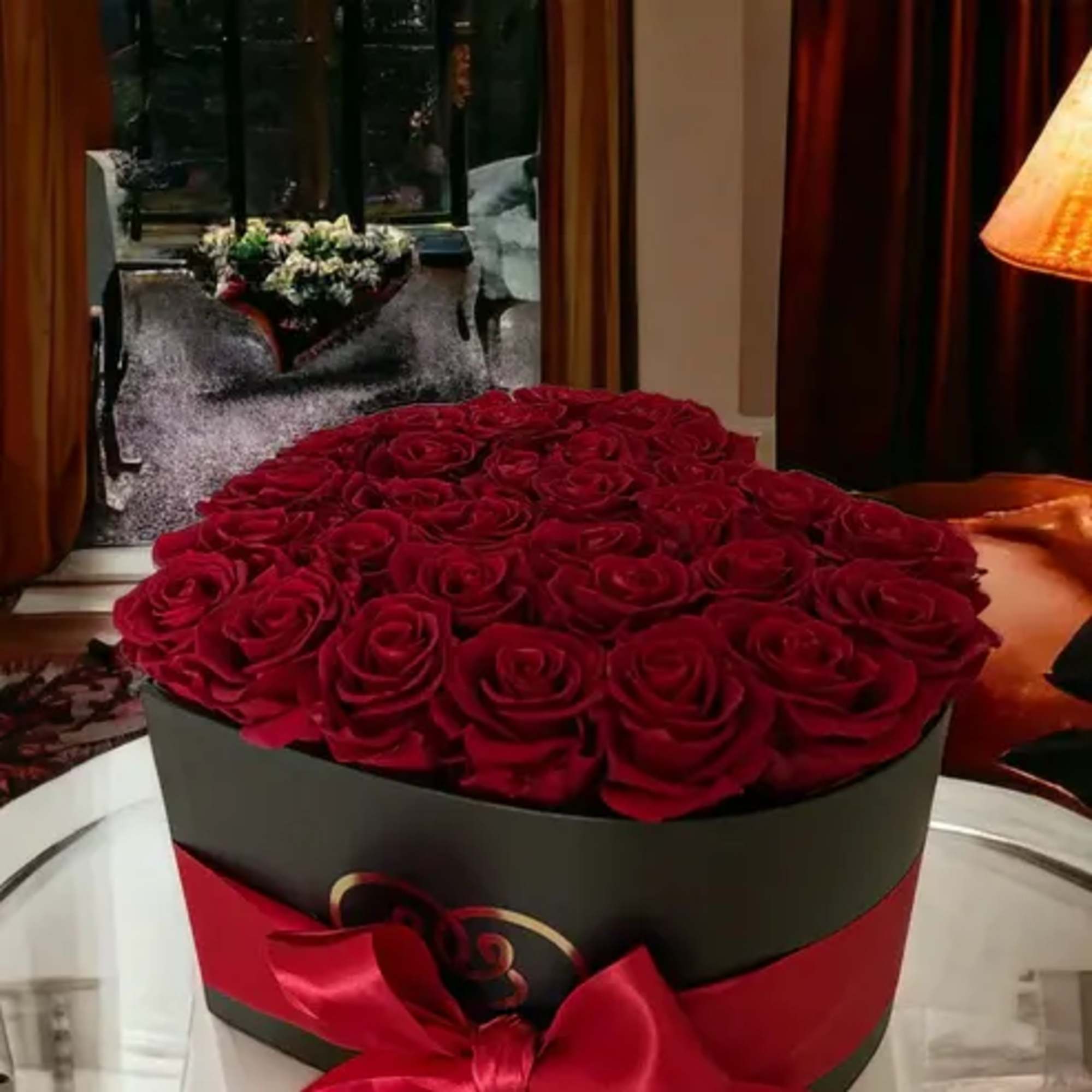 The "heart box collection" consists of unique, real preserved roses handcrafted, soft The "heart box collection" consists of unique, real preserved roses handcrafted, soft