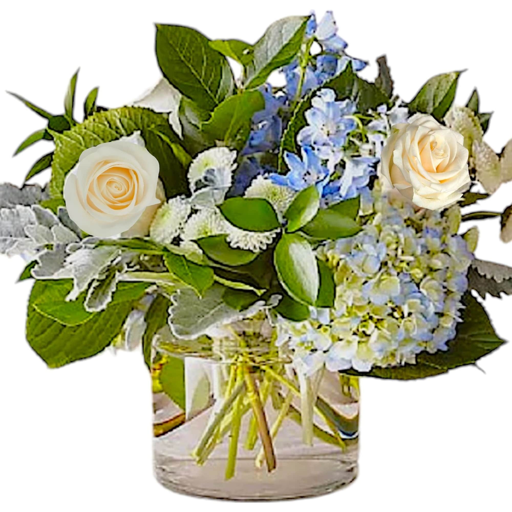 Let this uplifting arrangement be a reminder of the clear skies ahead.