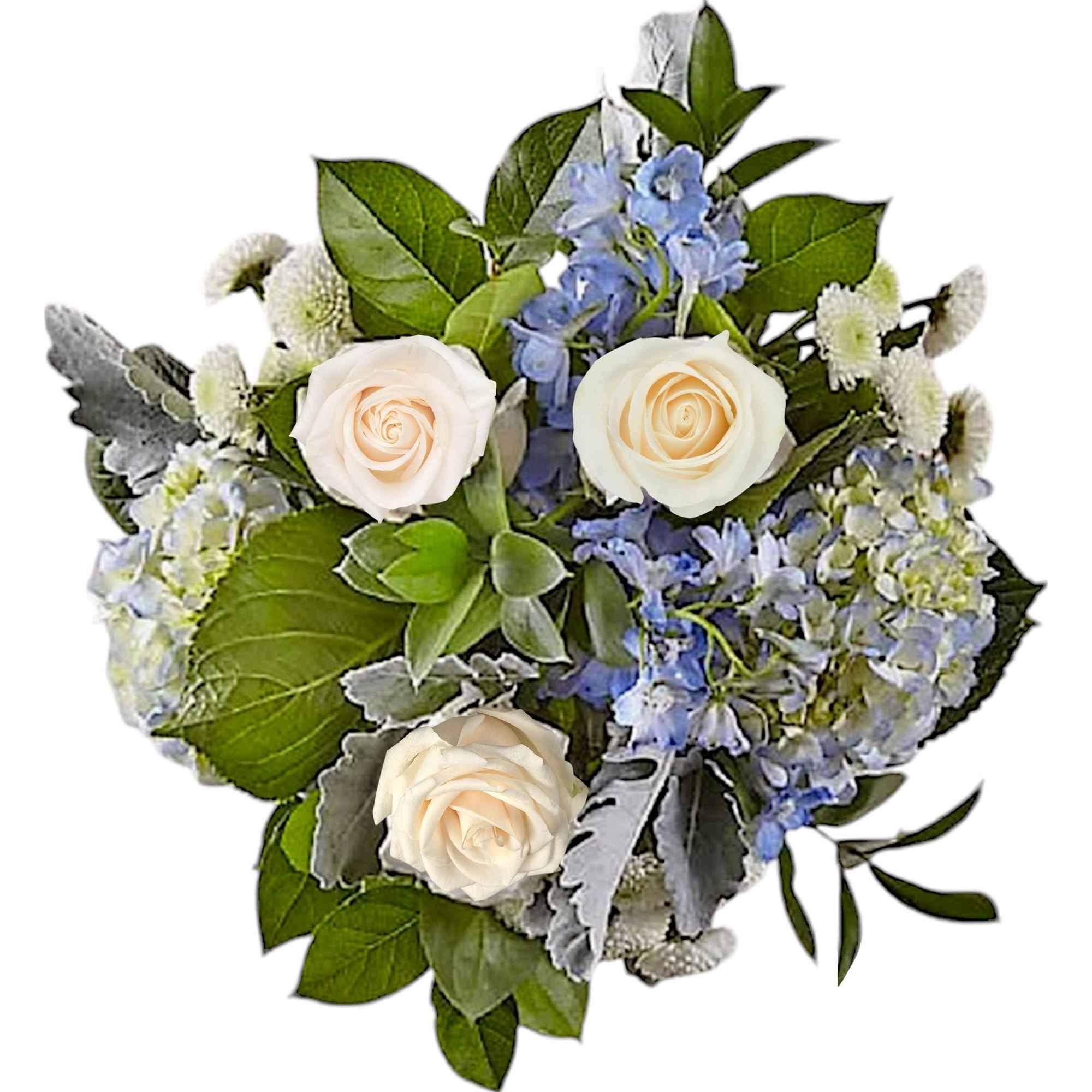 Let this uplifting arrangement be a reminder of the clear skies ahead.