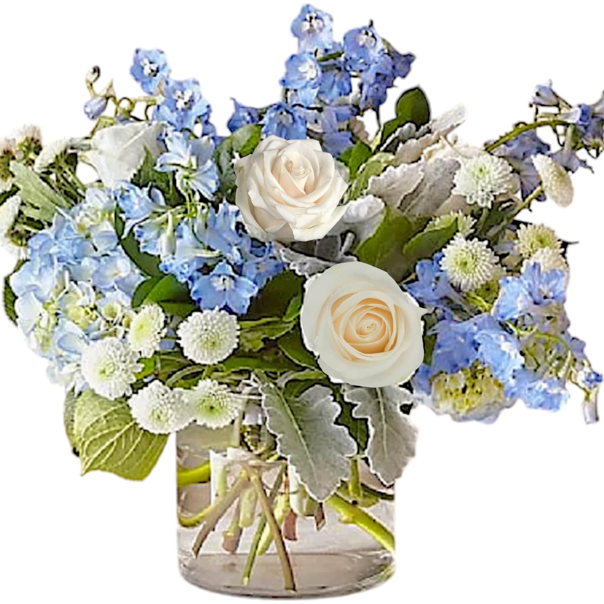 Let this uplifting arrangement be a reminder of the clear skies ahead.