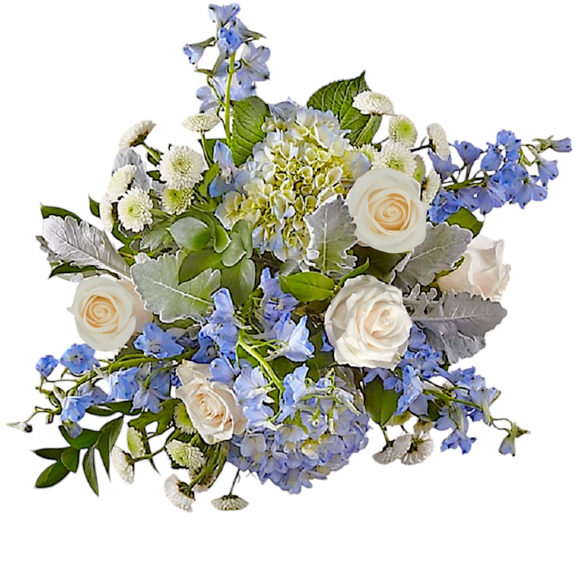 Let this uplifting arrangement be a reminder of the clear skies ahead.