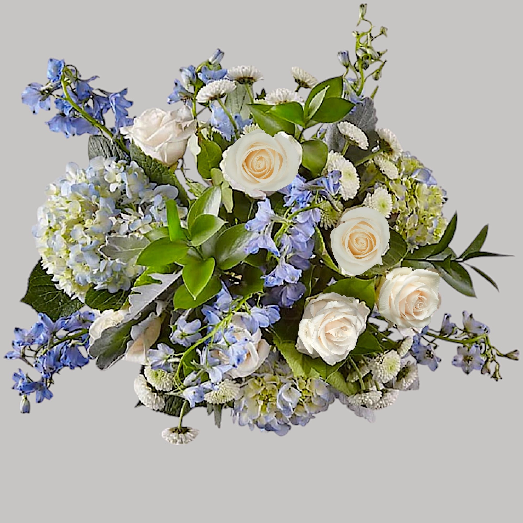 Let this uplifting arrangement be a reminder of the clear skies ahead.