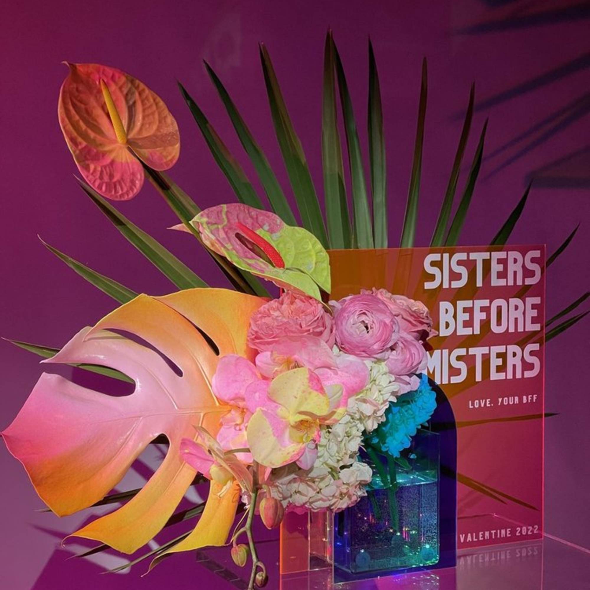 - CUSTOM MESSAGE ON GLOWING NEON ACRYLIC (12&quot;X12&quot;) 35 CHARACTERS MAXIMUM.