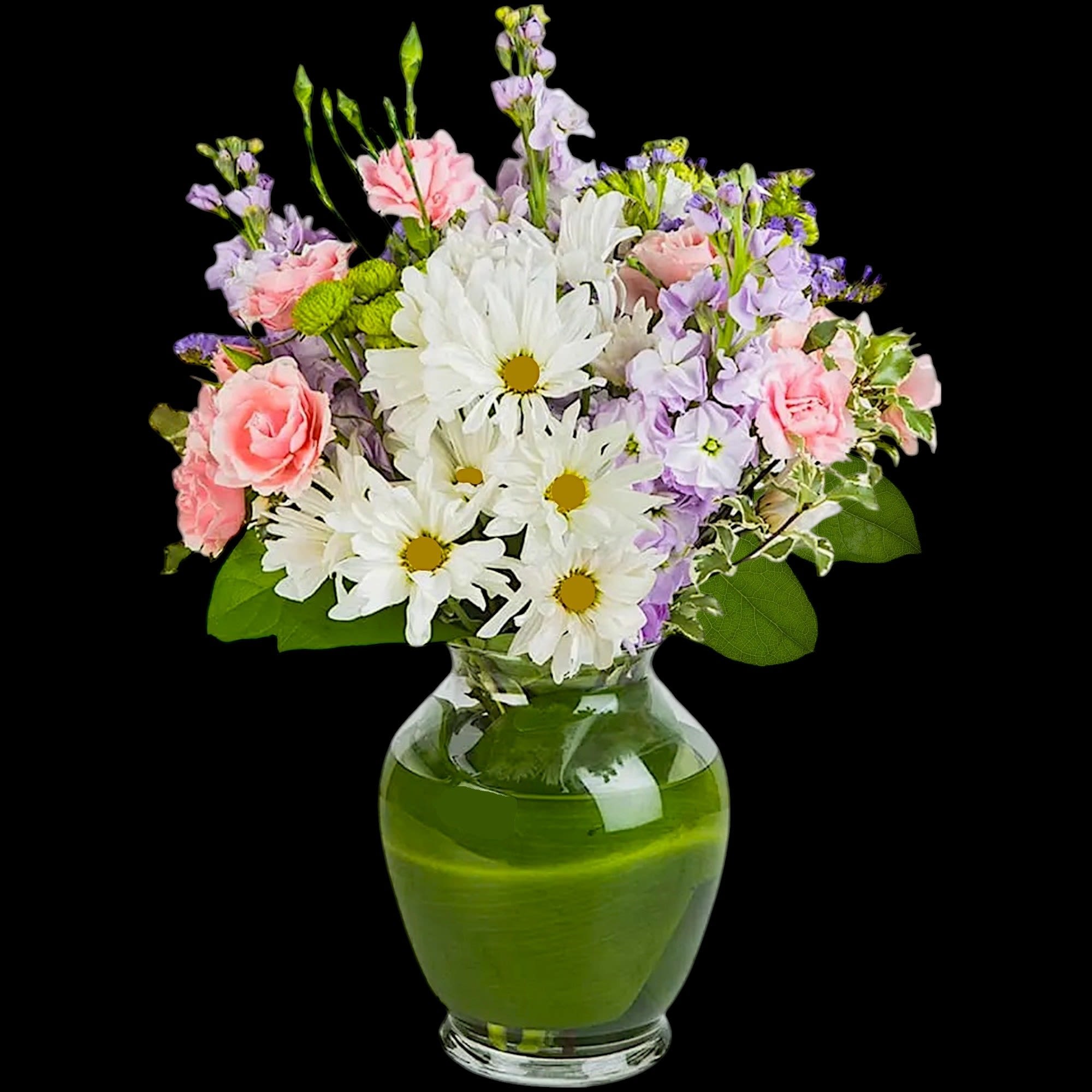 This blushing pastel bouquet is the perfect gift to freshen up any