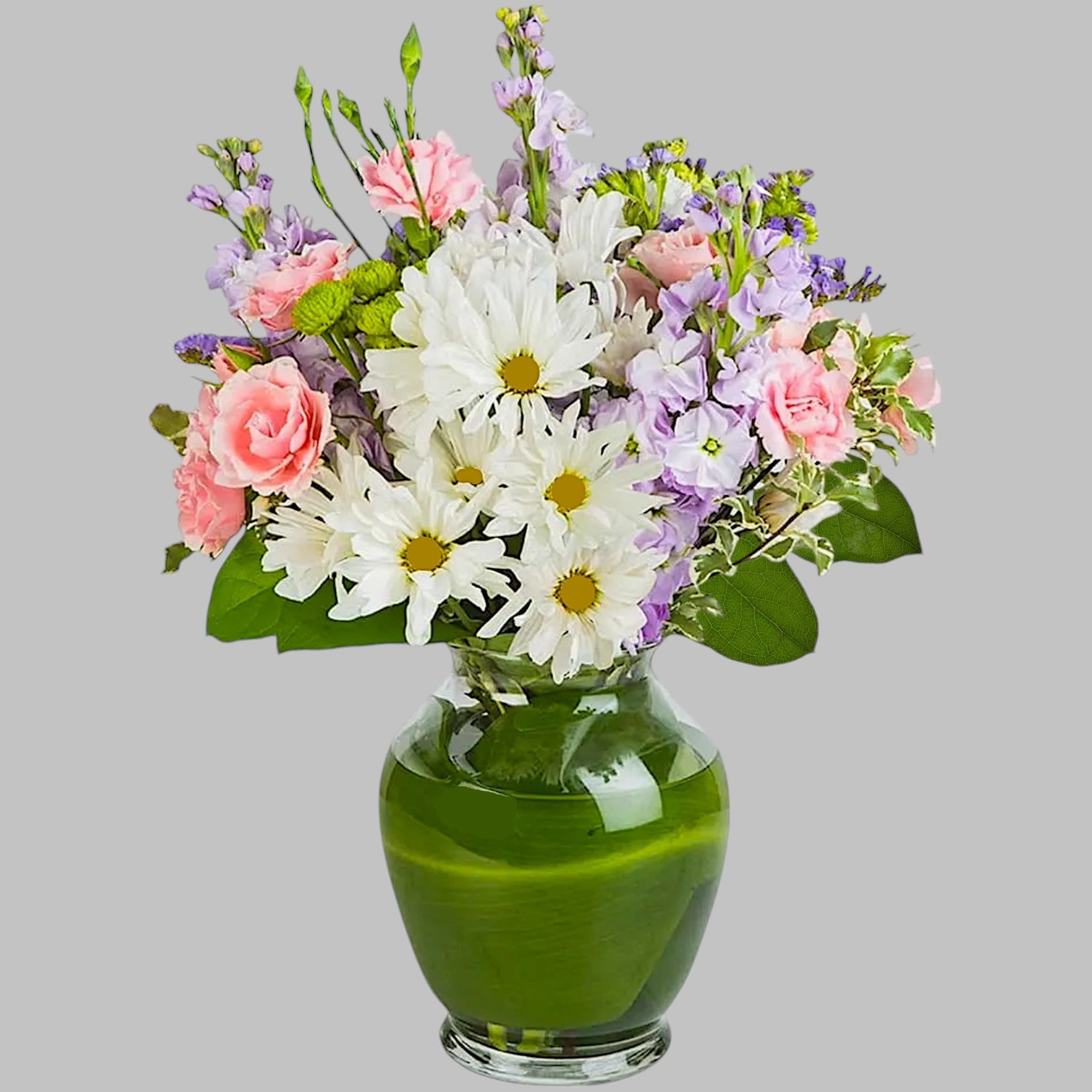 This blushing pastel bouquet is the perfect gift to freshen up any