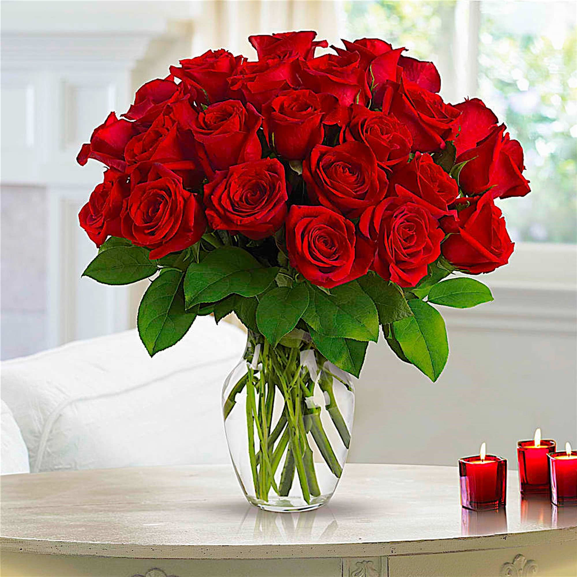 Many a heart has been won with luscious red roses. If there&#039;s