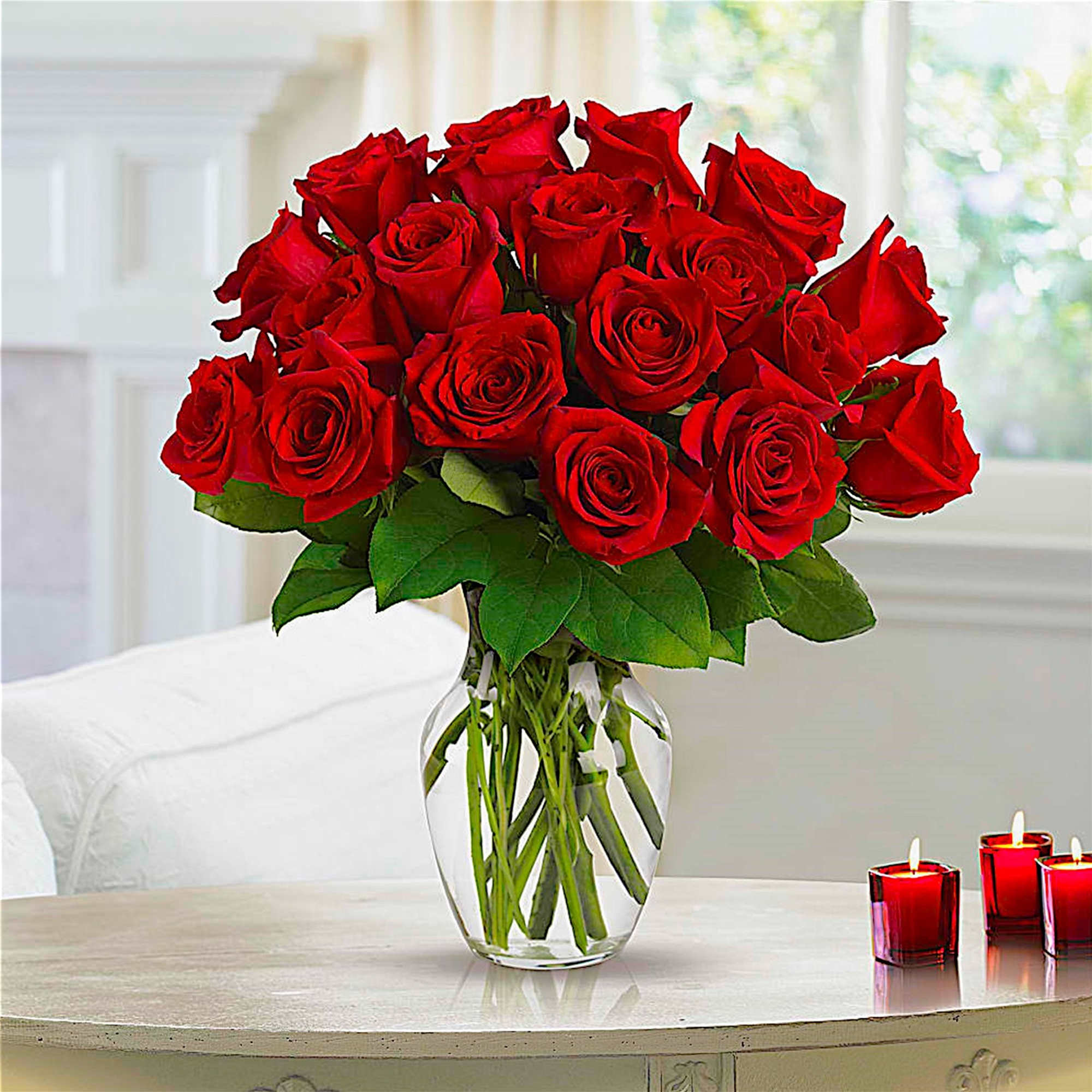 Many a heart has been won with luscious red roses. If there&#039;s