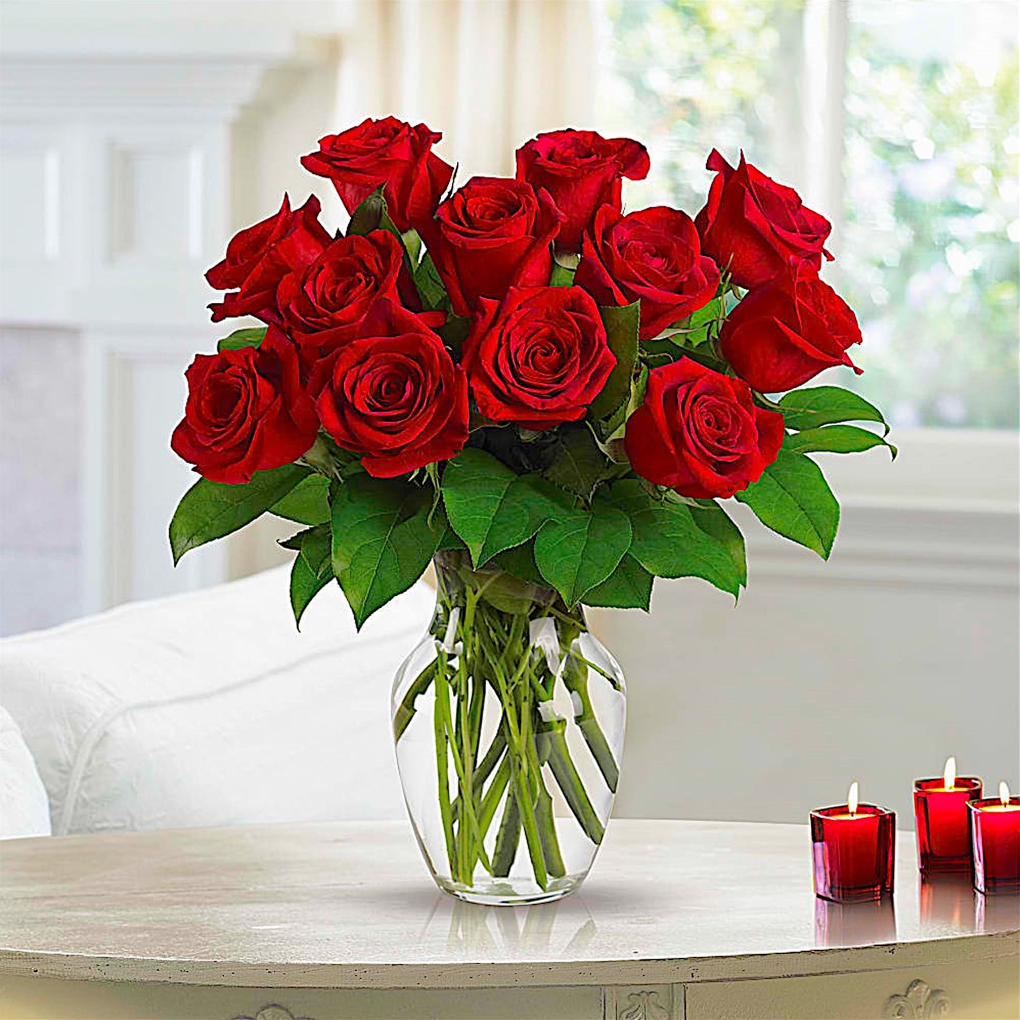 Many a heart has been won with luscious red roses. If there&#039;s