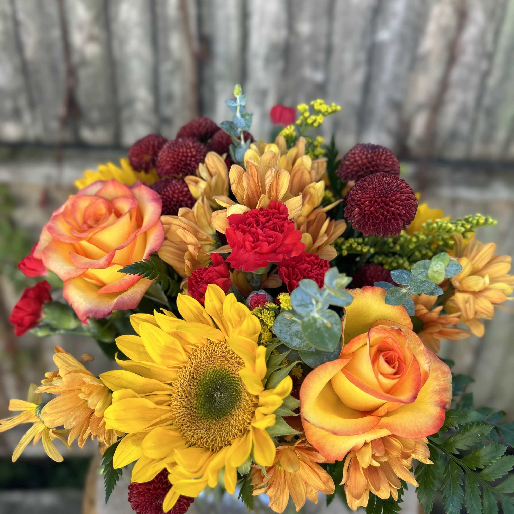 Mix fresh flowers