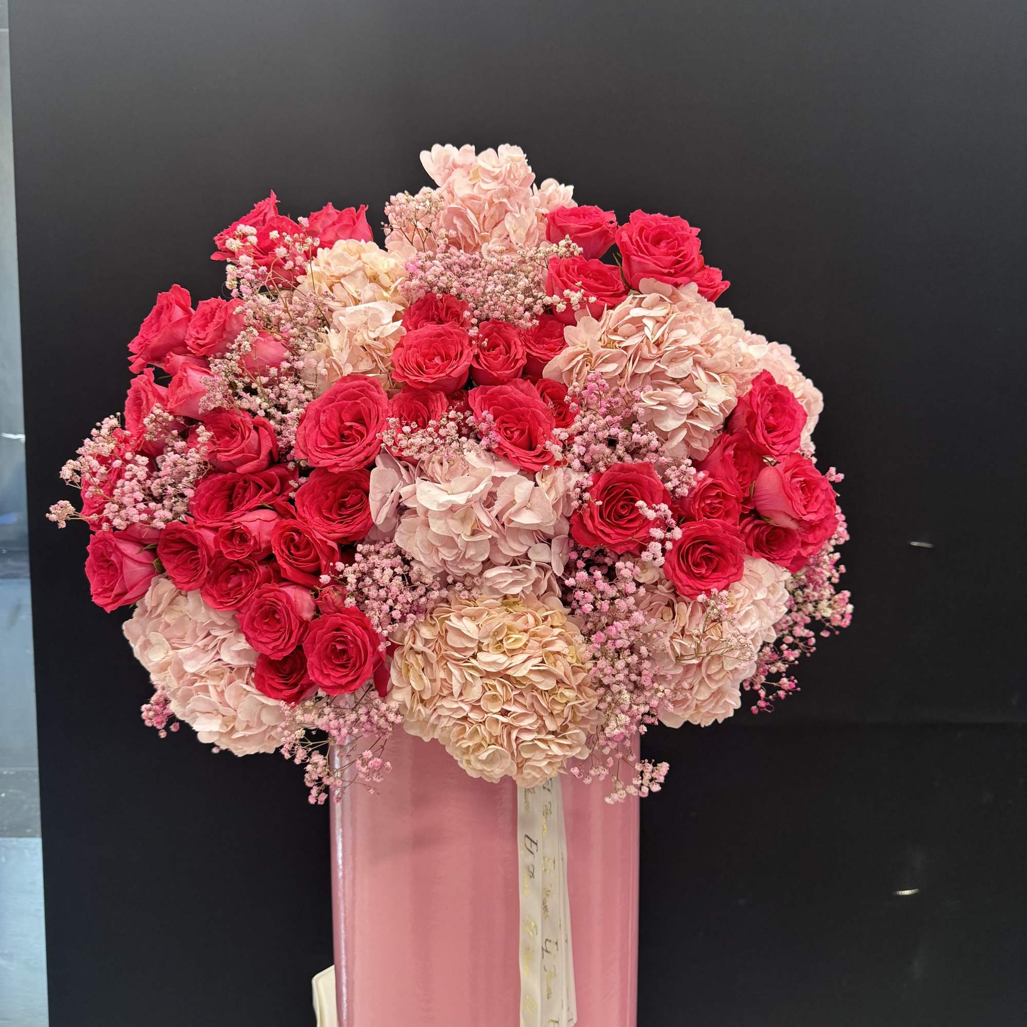 Big beautiful pink box