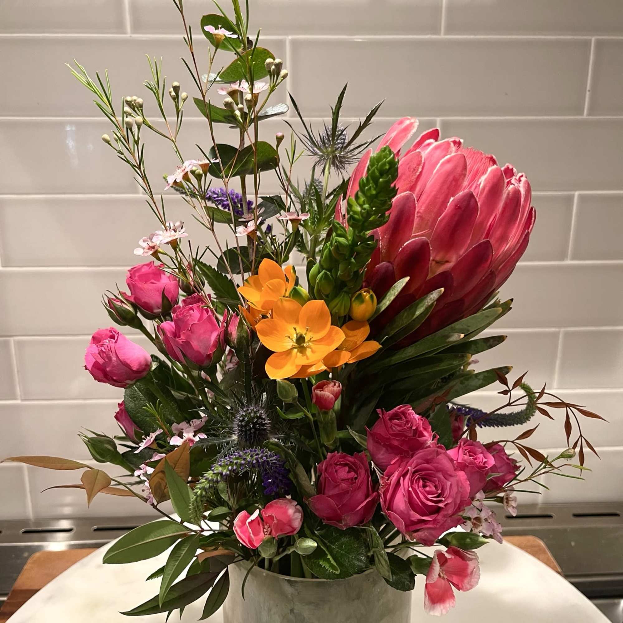 Introducing our Premium - Designer's Choice floral arrangement, the perfect gift for Introducing our Premium - Designer's Choice floral arrangement, the perfect gift for