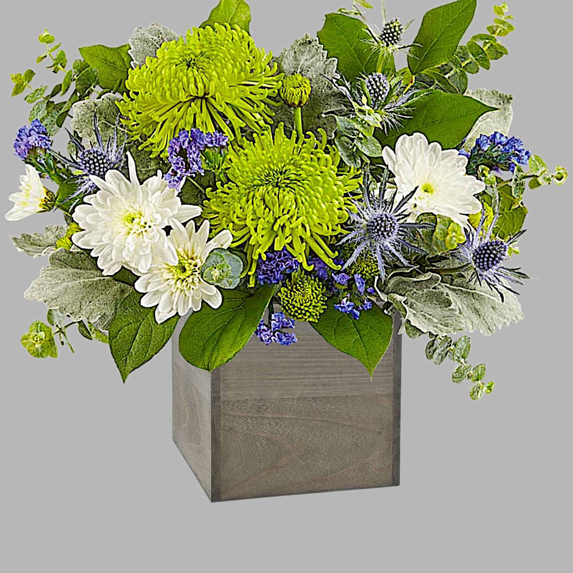 Bold green blooms are perfect for a special occasion or just because.

DETAILS
This
