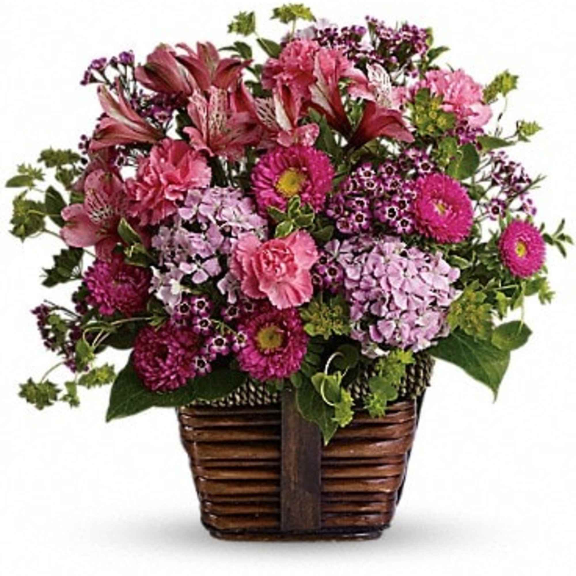 Send someone this delightful floral gift of pretty pink blossoms and share