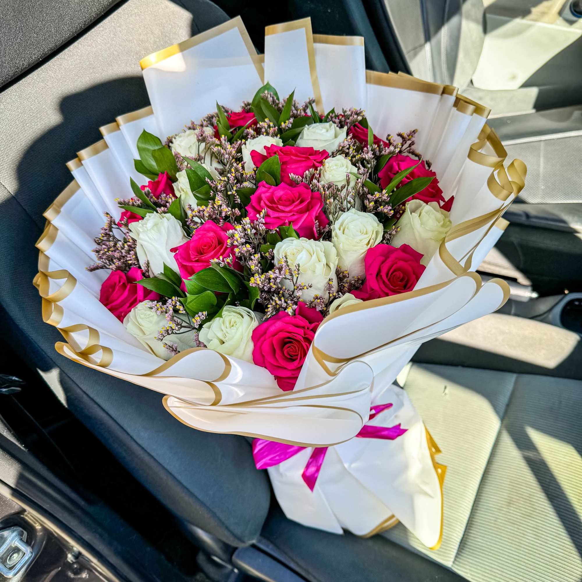 Presenting an elegant bouquet that captures the essence of grace and charm&mdash;a