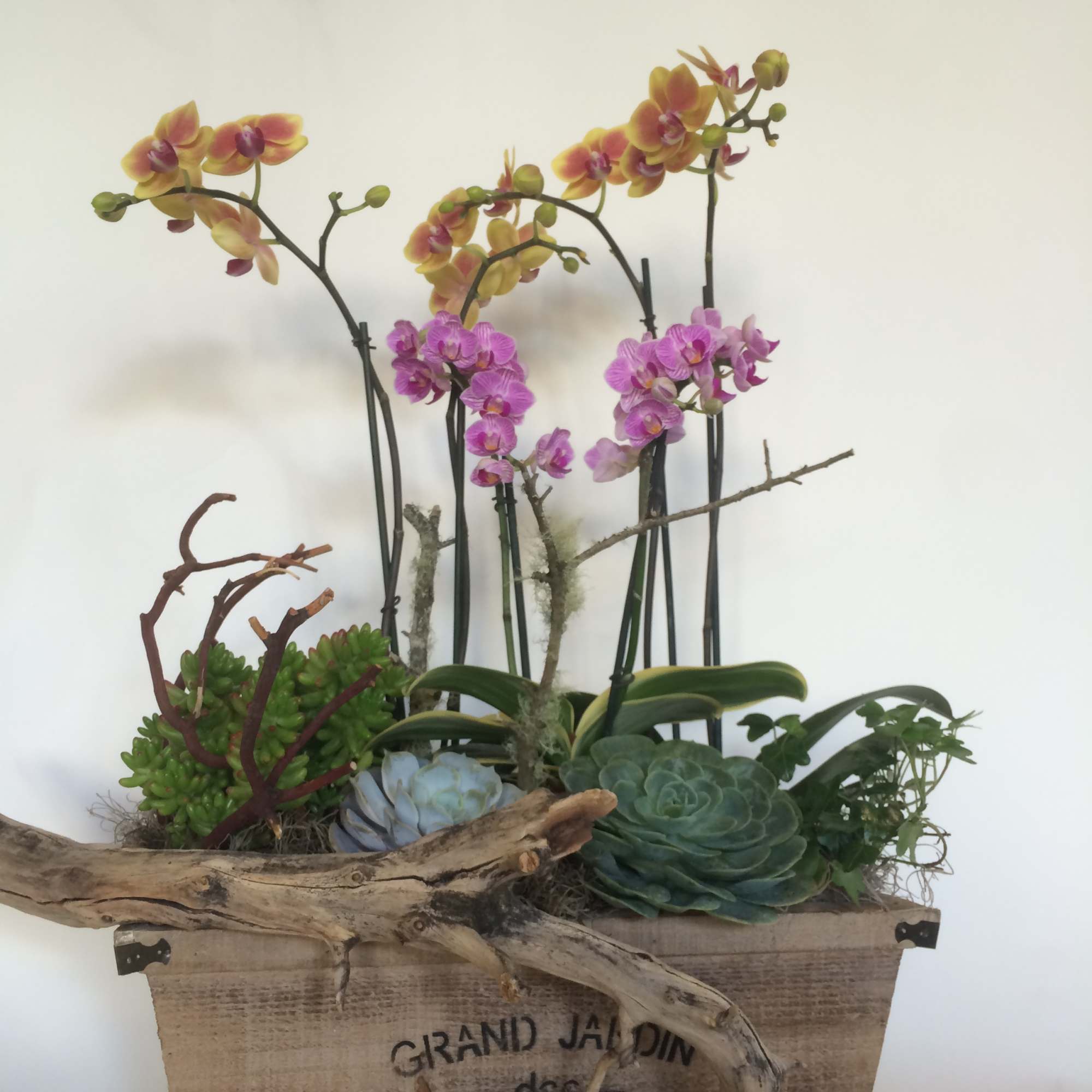 Sympathy arrangement.  Large standing spray to convey the sympathy message