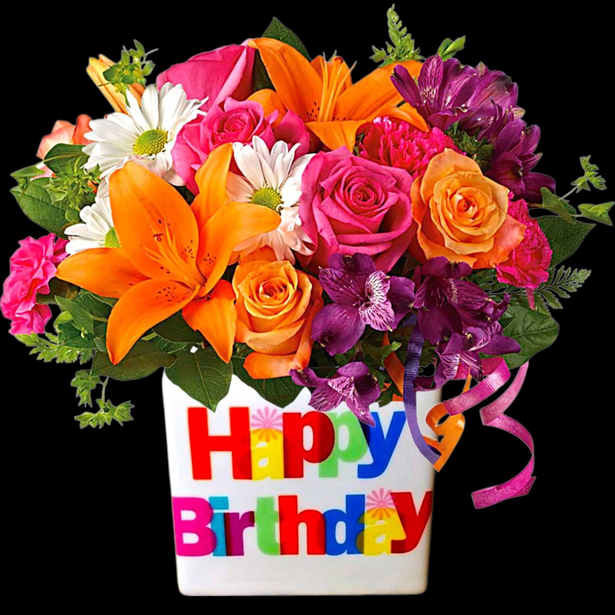 There&#039;s no mistaking this arrangement for anything but a Happy Birthday wish!