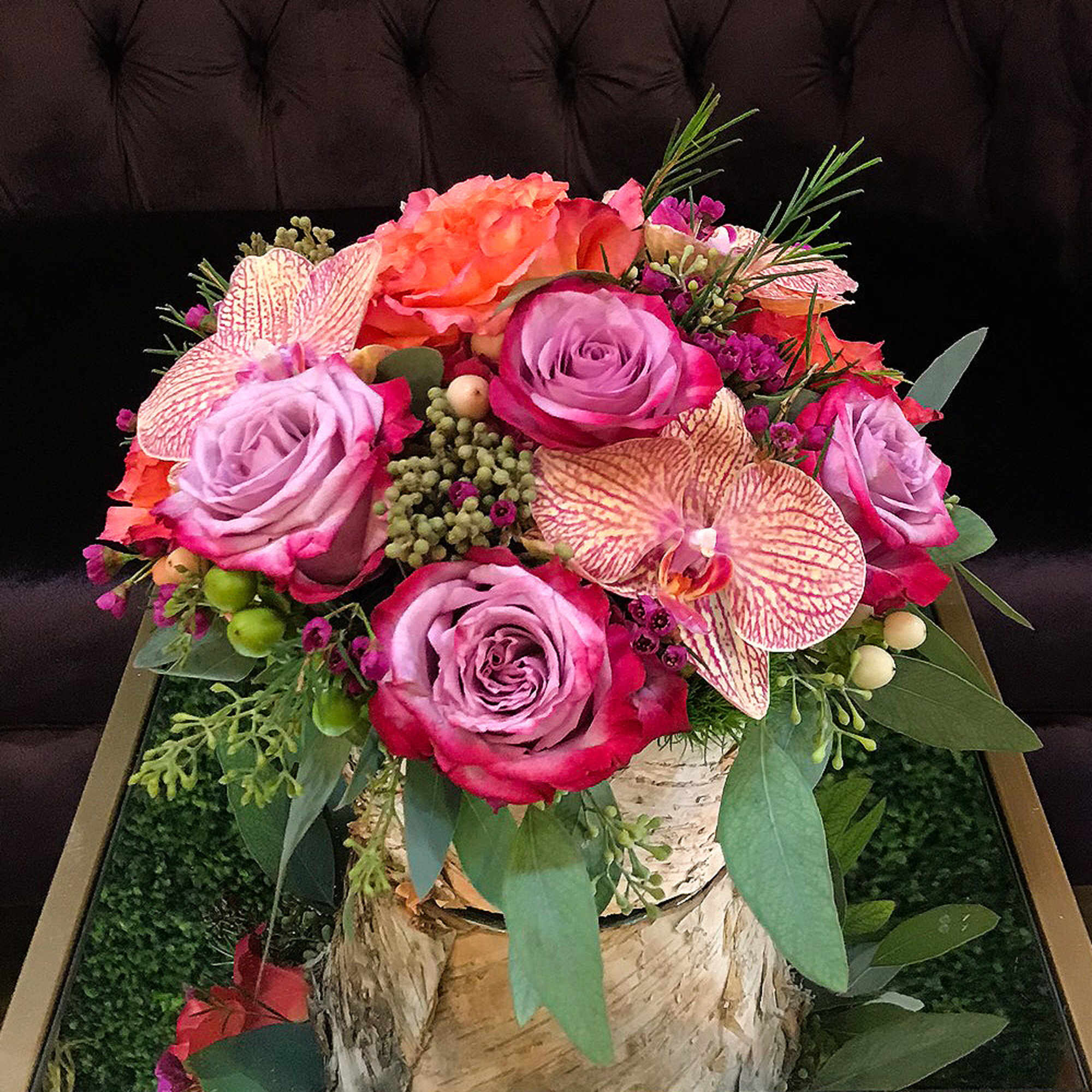 A little outdoors indoors can be a nice change of pace. Orange