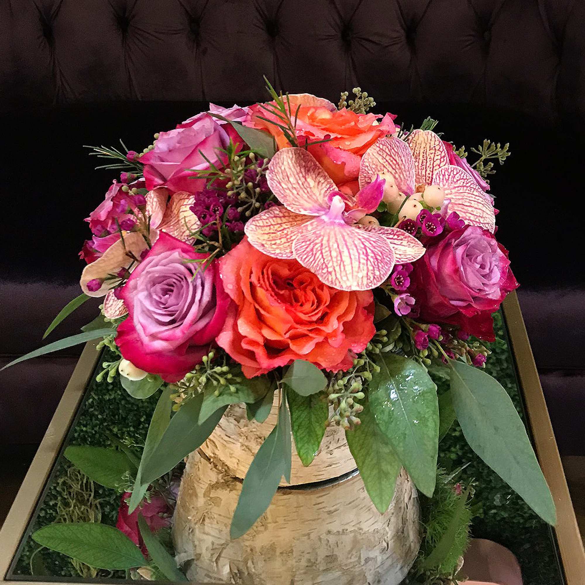 A little outdoors indoors can be a nice change of pace. Orange