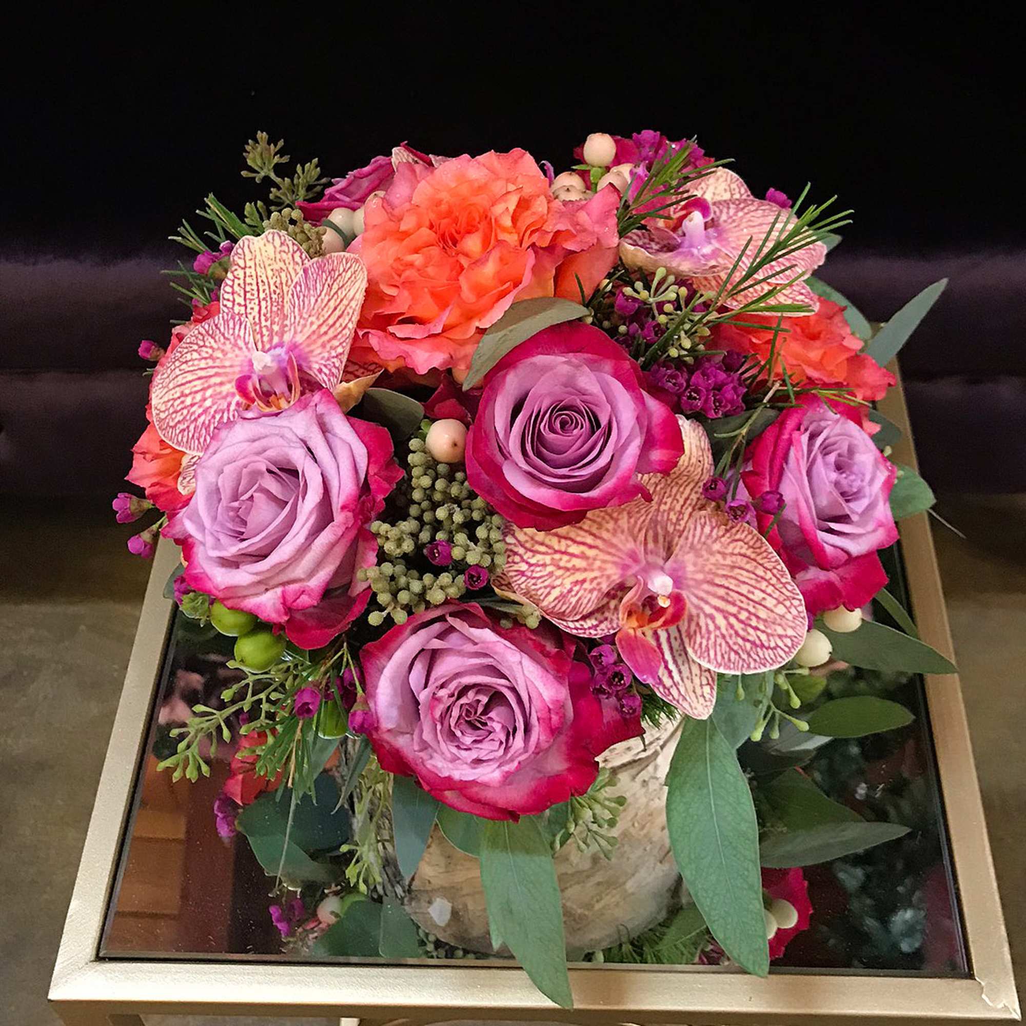 A little outdoors indoors can be a nice change of pace. Orange