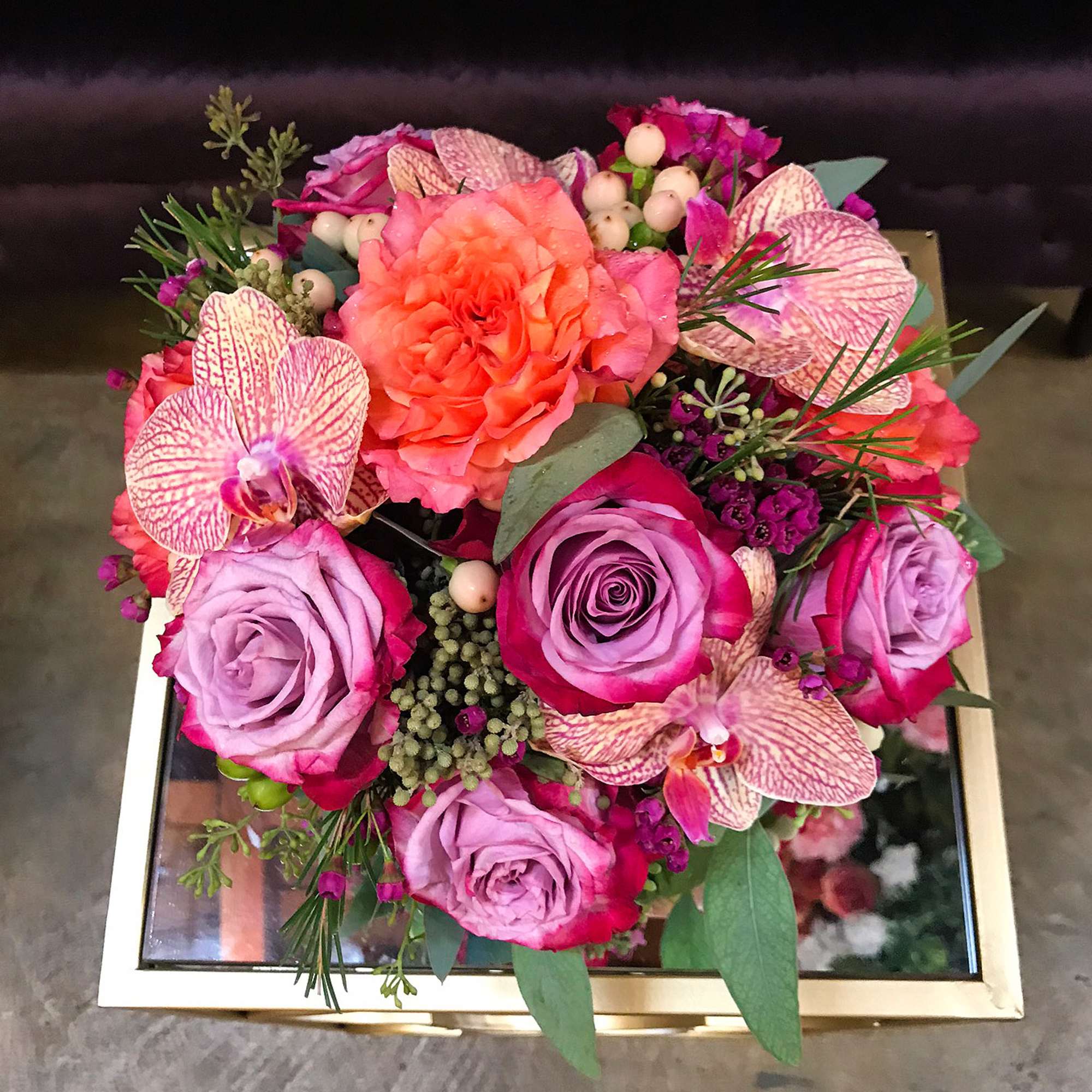 A little outdoors indoors can be a nice change of pace. Orange