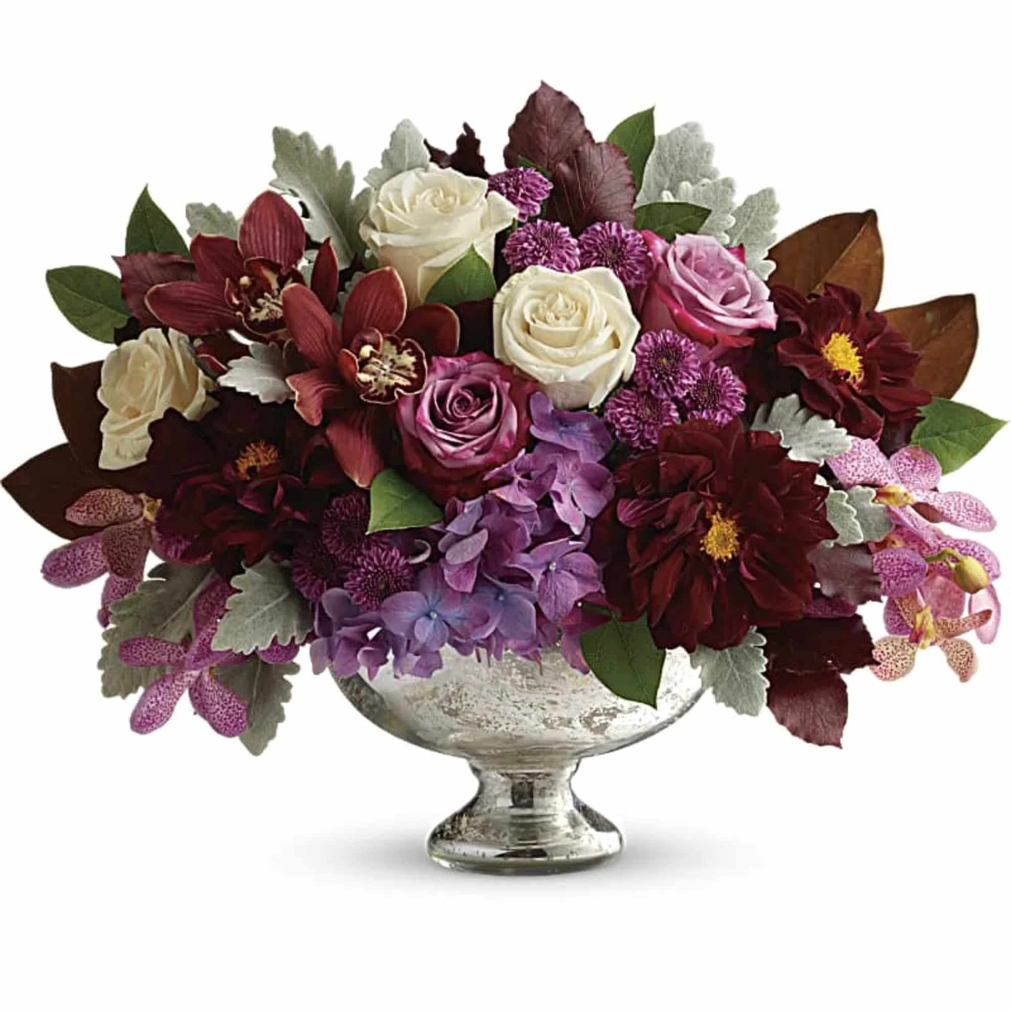 Introducing our stunning Event Centerpiece in Burgundy, inspired by the opulent Flemish