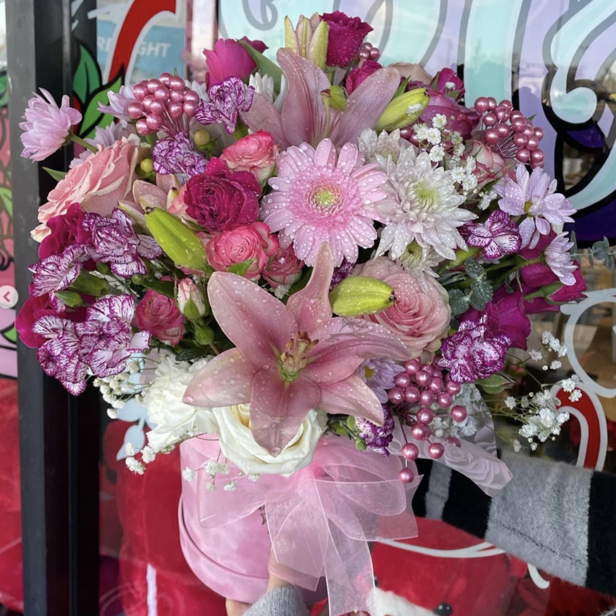 Introducing our exquisite bouquet of purple roses, a symbol of elegance and Introducing our exquisite bouquet of purple roses, a symbol of elegance and