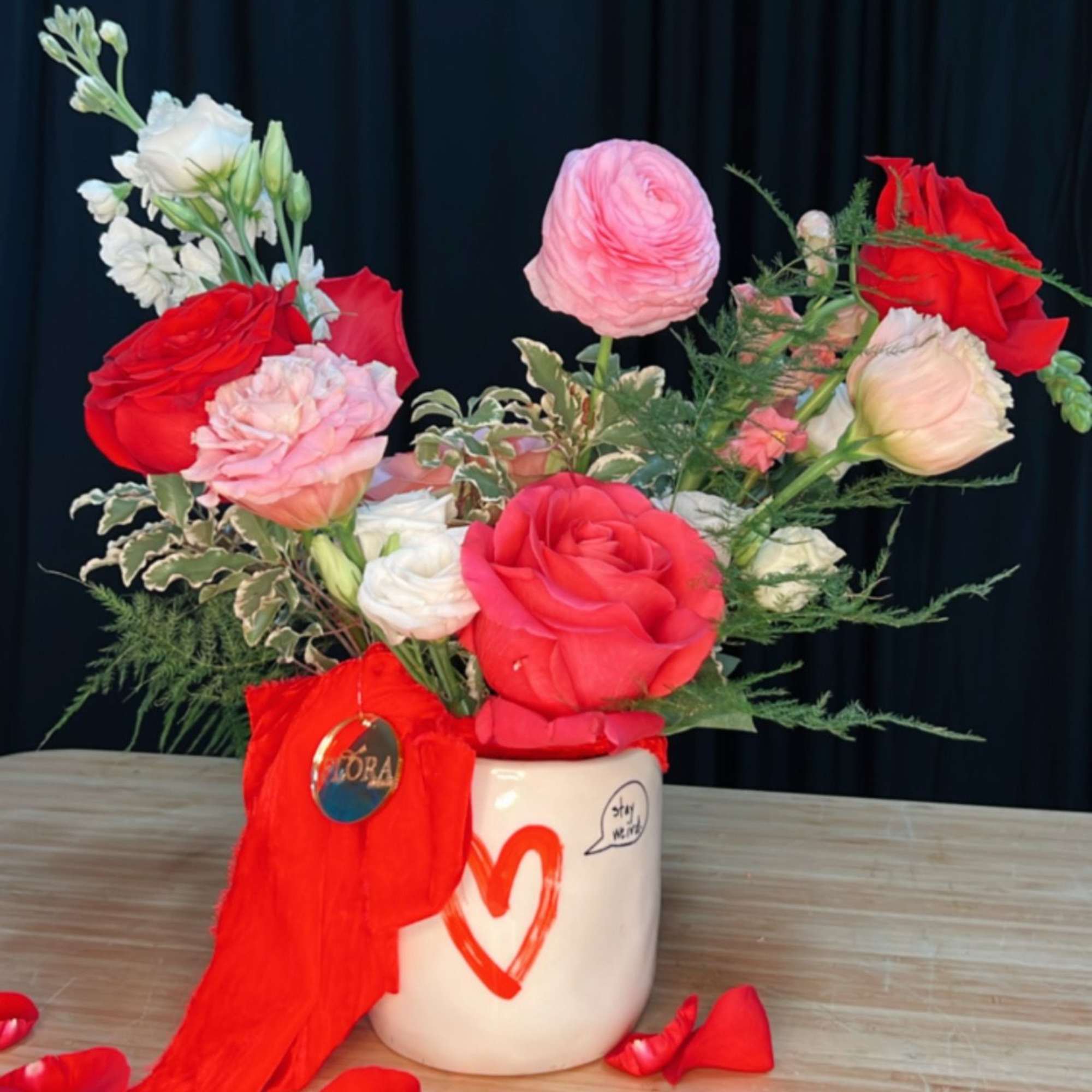 Add a touch of elegance to your celebration with a small floral