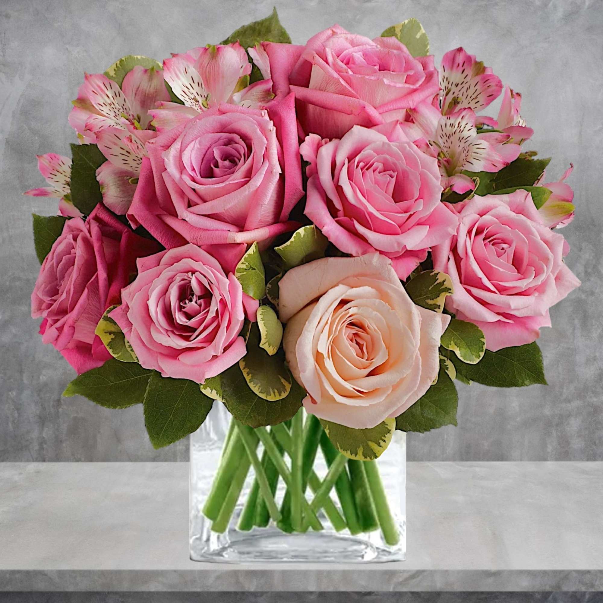 Romance her with roses! A soft, feminine take on the classic rose