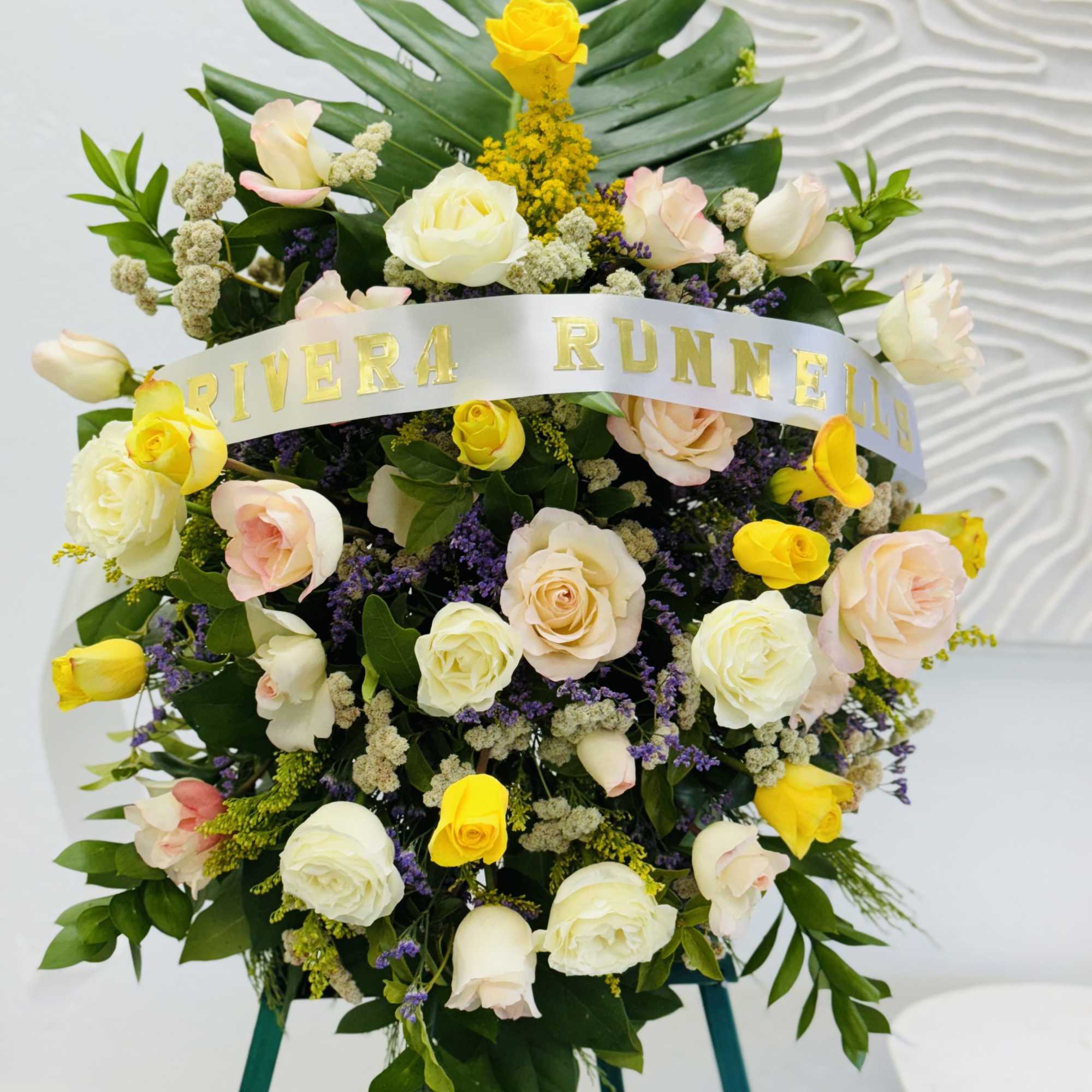 A vibrant and uplifting tribute that celebrates the life of a loved