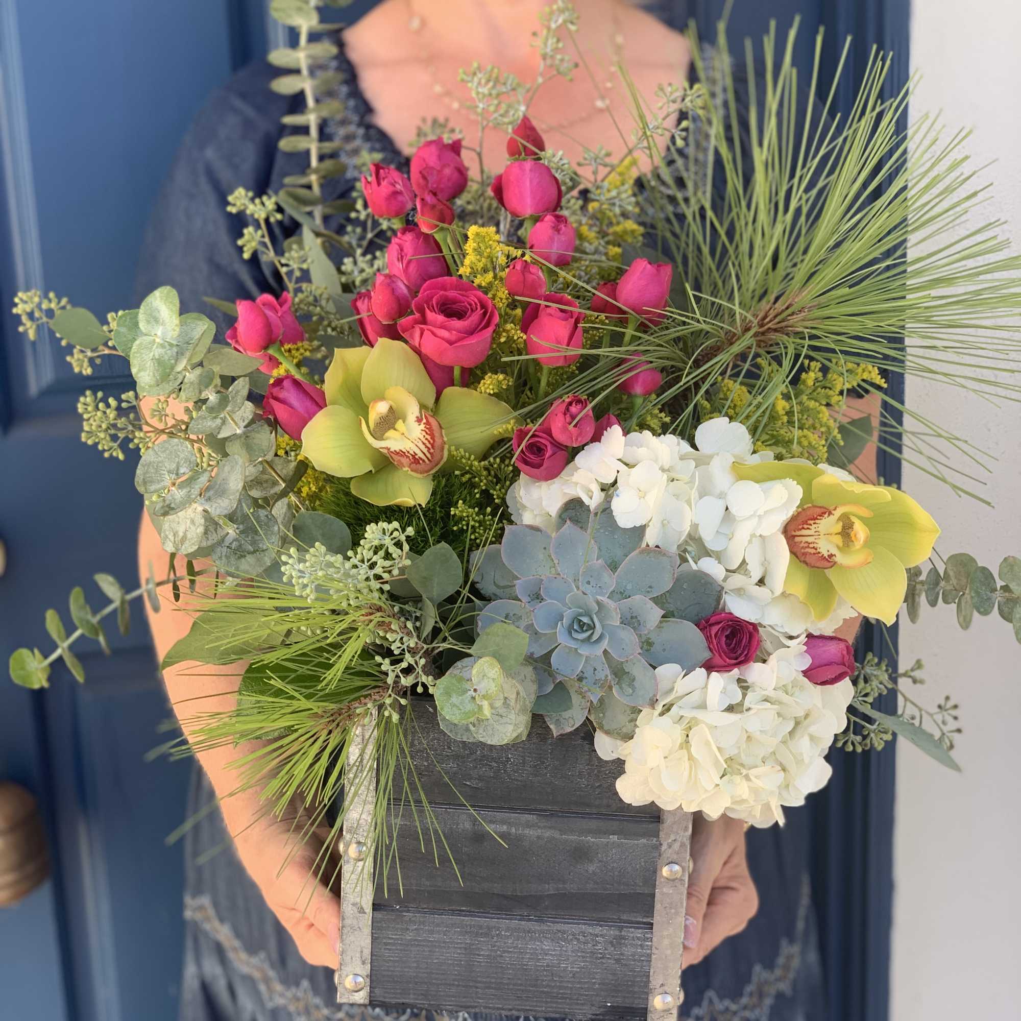 This laconic arrangement is full of grace and meaning. It will bring