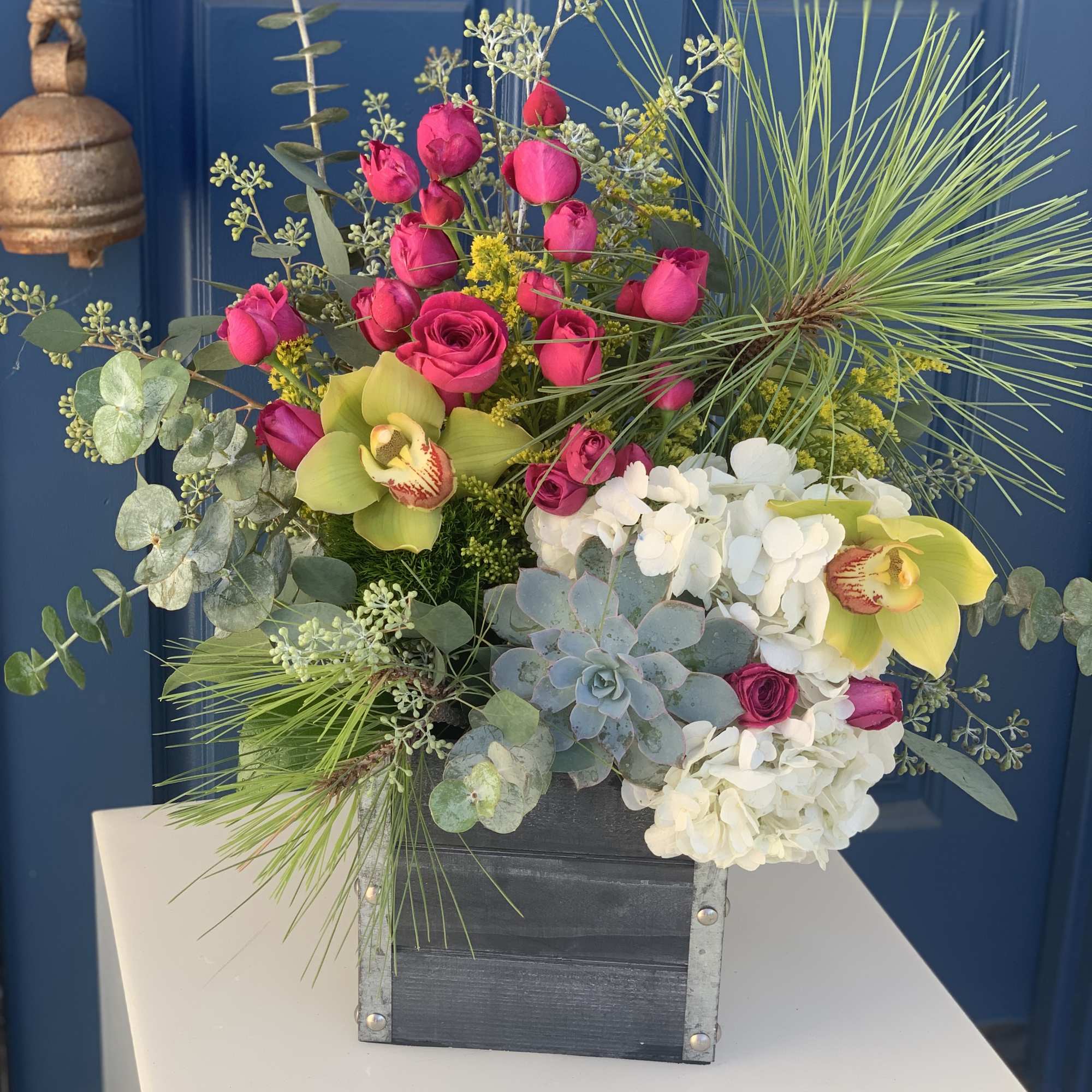 This laconic arrangement is full of grace and meaning. It will bring