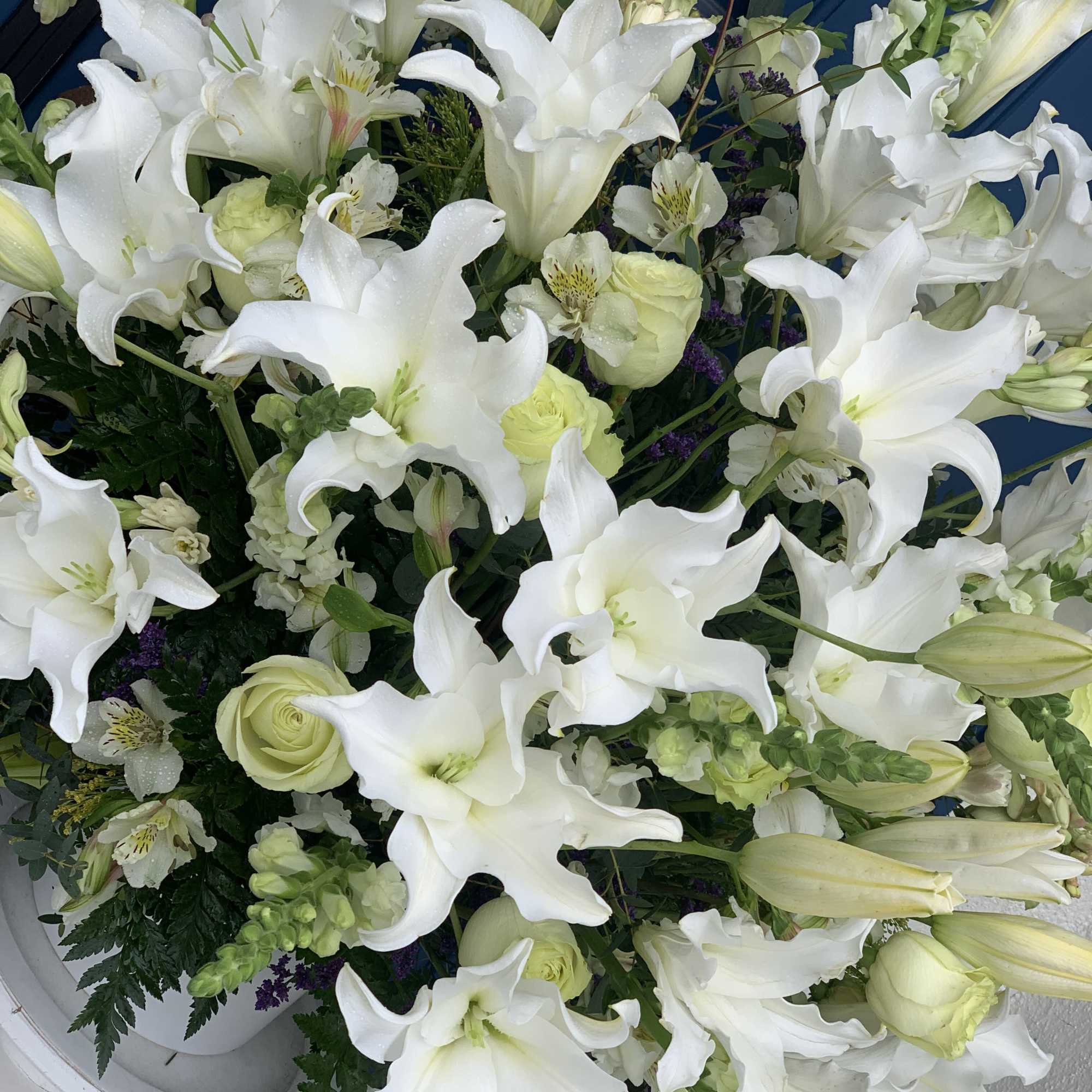 The LilyGlory Arrangement, lovingly designed by I am Clover, your local florist