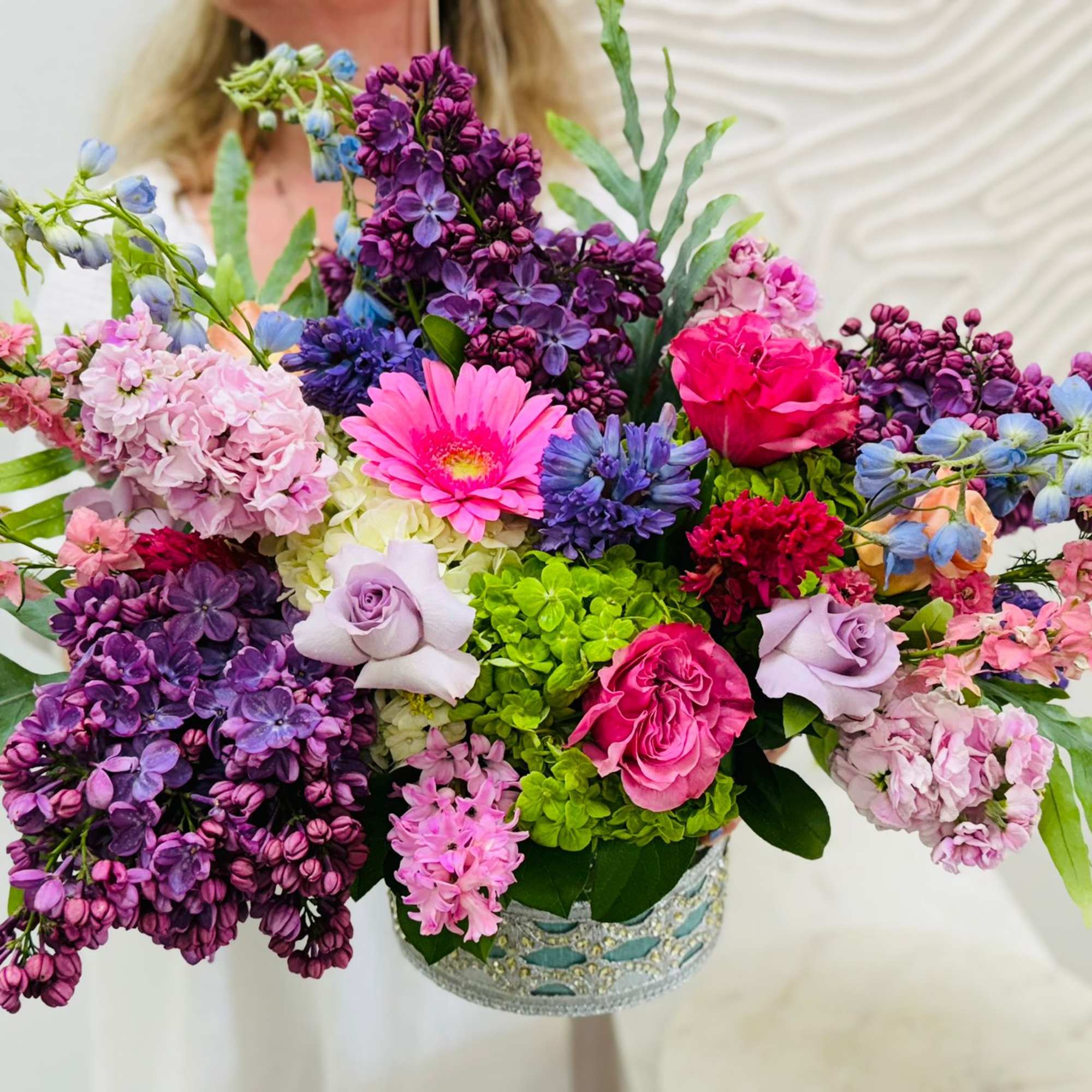 It&rsquo;s a painting in flowers. Substantial and artistically  impressive. 